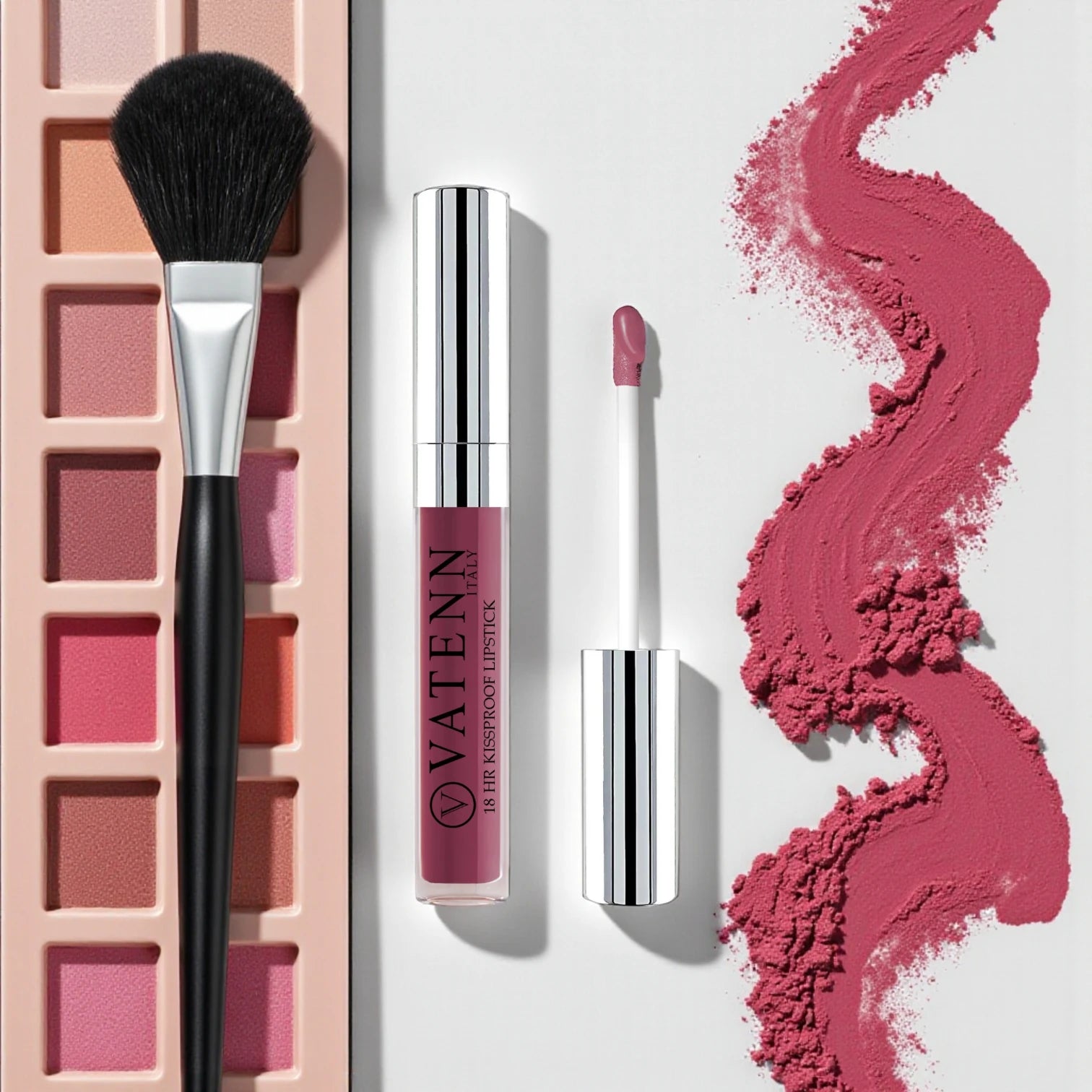 Vatenn 18Hrs Kissproof Liquid Lipstick – Shade 20 Gossip Girl | Long-Lasting Transfer-Proof Matte Lip Color, Non-Drying & Highly Pigmented - Damoo