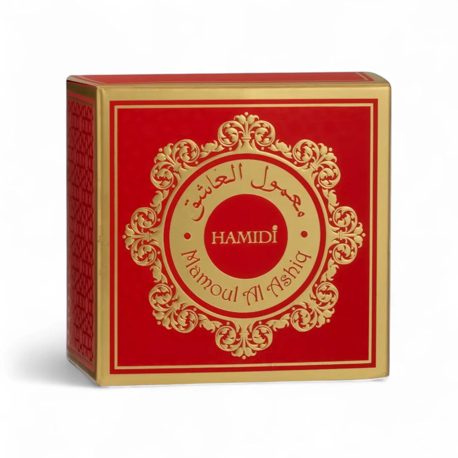 Hamidi Bakhoor Mamoul Al Ashiq – 50g Luxury Arabic Incense | Amber, Rose, Vanilla & Musk Fragrance - Damoo