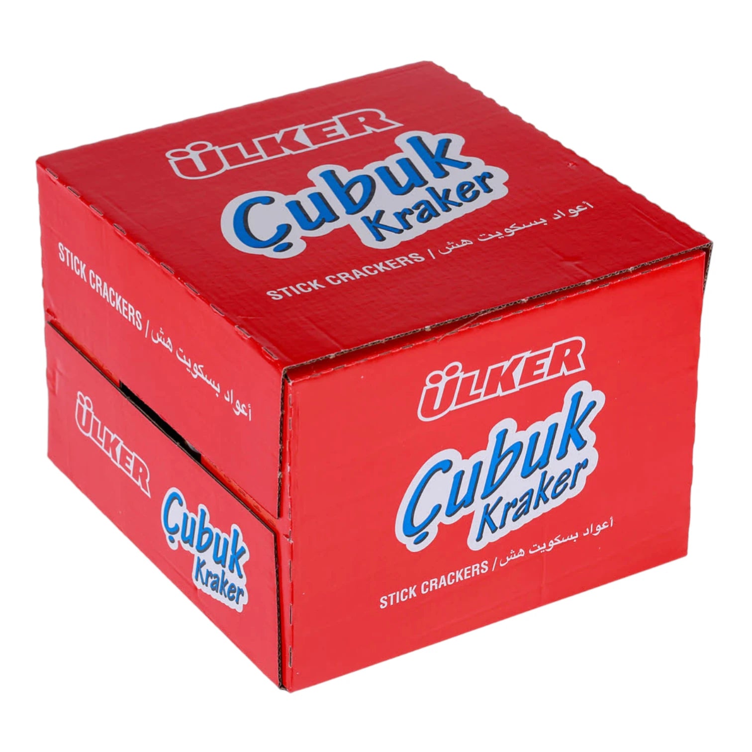 Ülker Çubuk Kraker Salted Stick Crackers – 24 x 30g Pack | Crispy Savory Snack for All Ages | Turkish-Style Salted Snack Sticks - Damoo