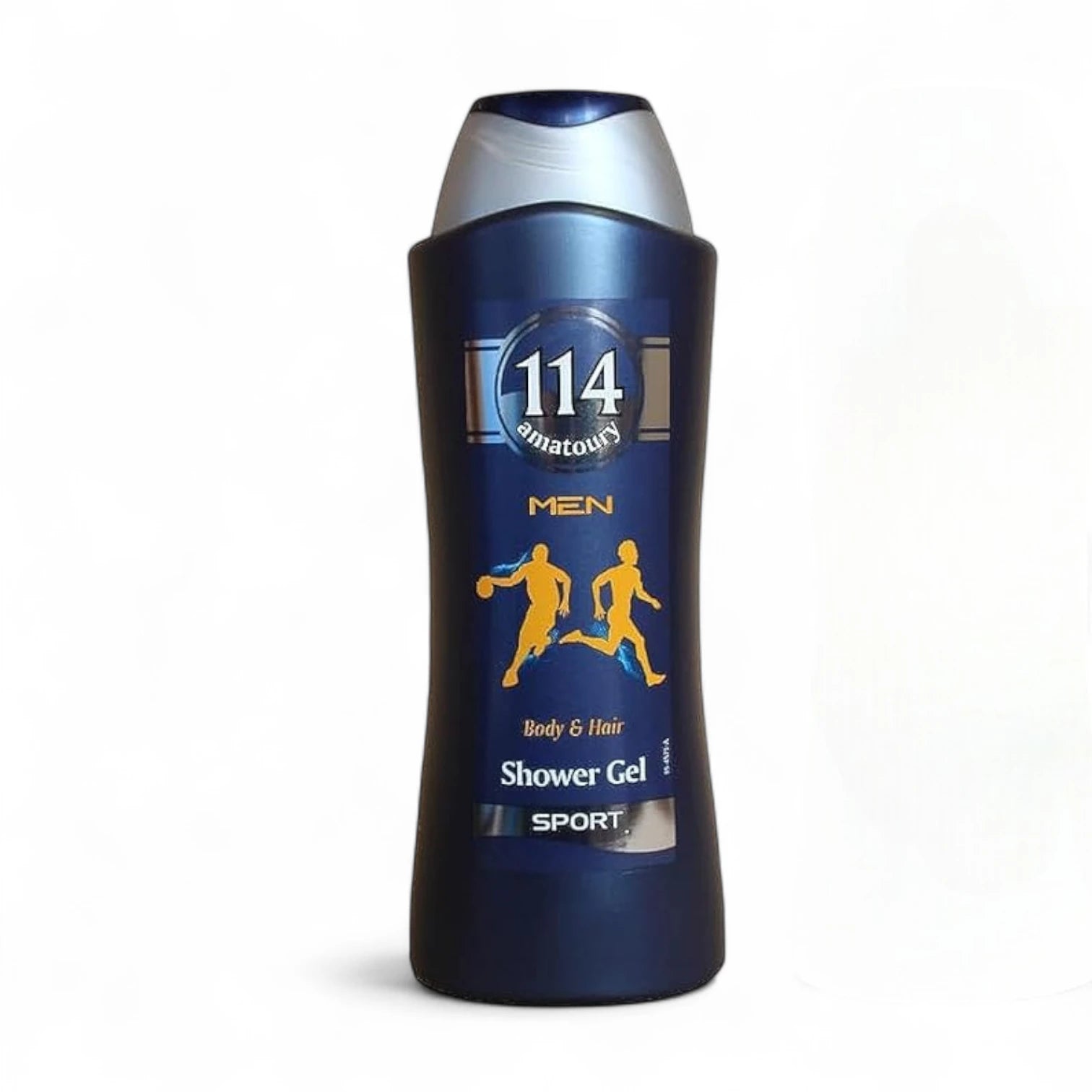 114 Amatoury Men Sport Shower Gel & Hair Wash 650ml – Energizing Citrus, Sandalwood & Patchouli Scent - Paraben-Free 2-in-1 Body & Hair Cleanser for Men - Damoo
