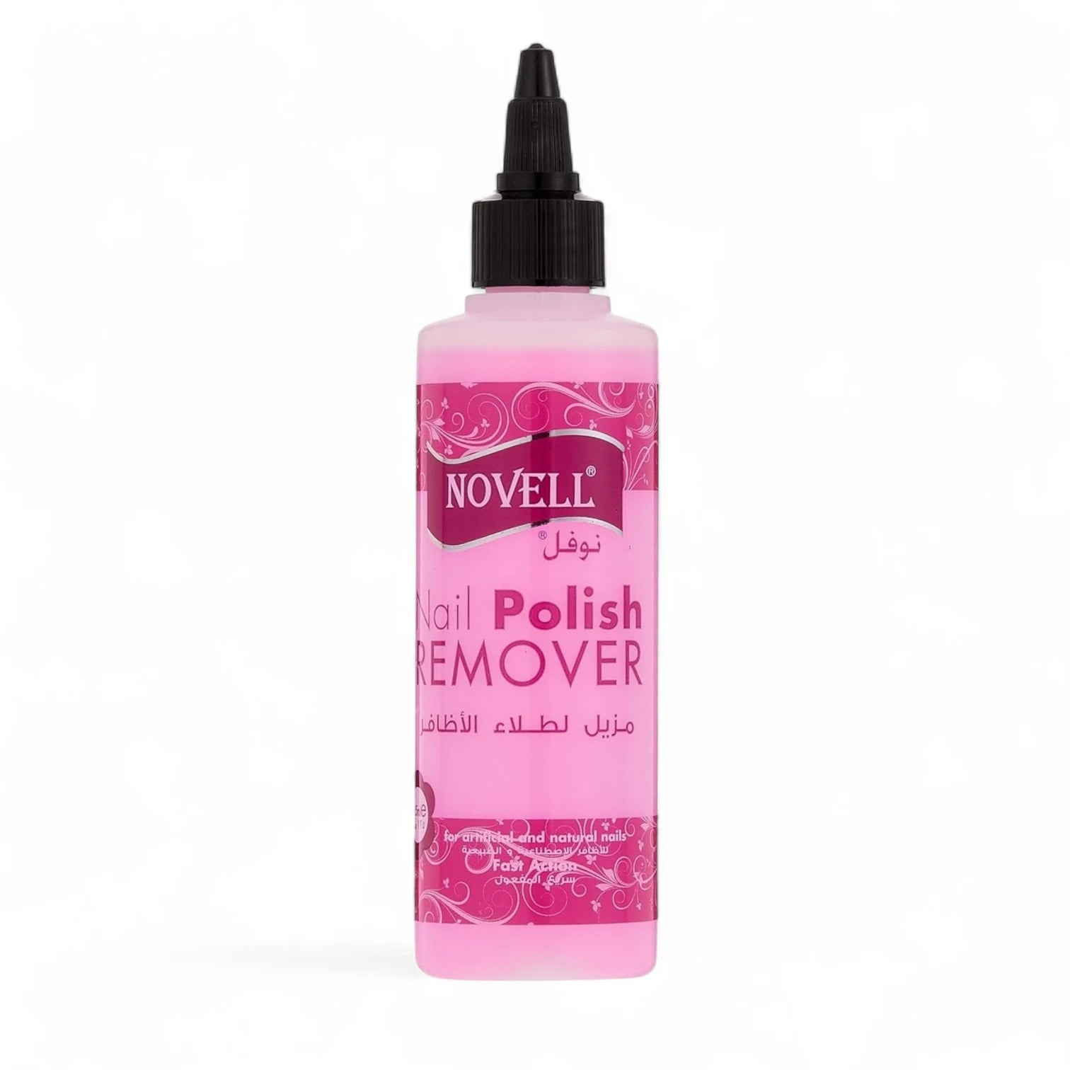 Novell Non-Acetone Nail Polish Remover – Fast Action Formula for Artificial & Natural Nails – 125ml - Damoo