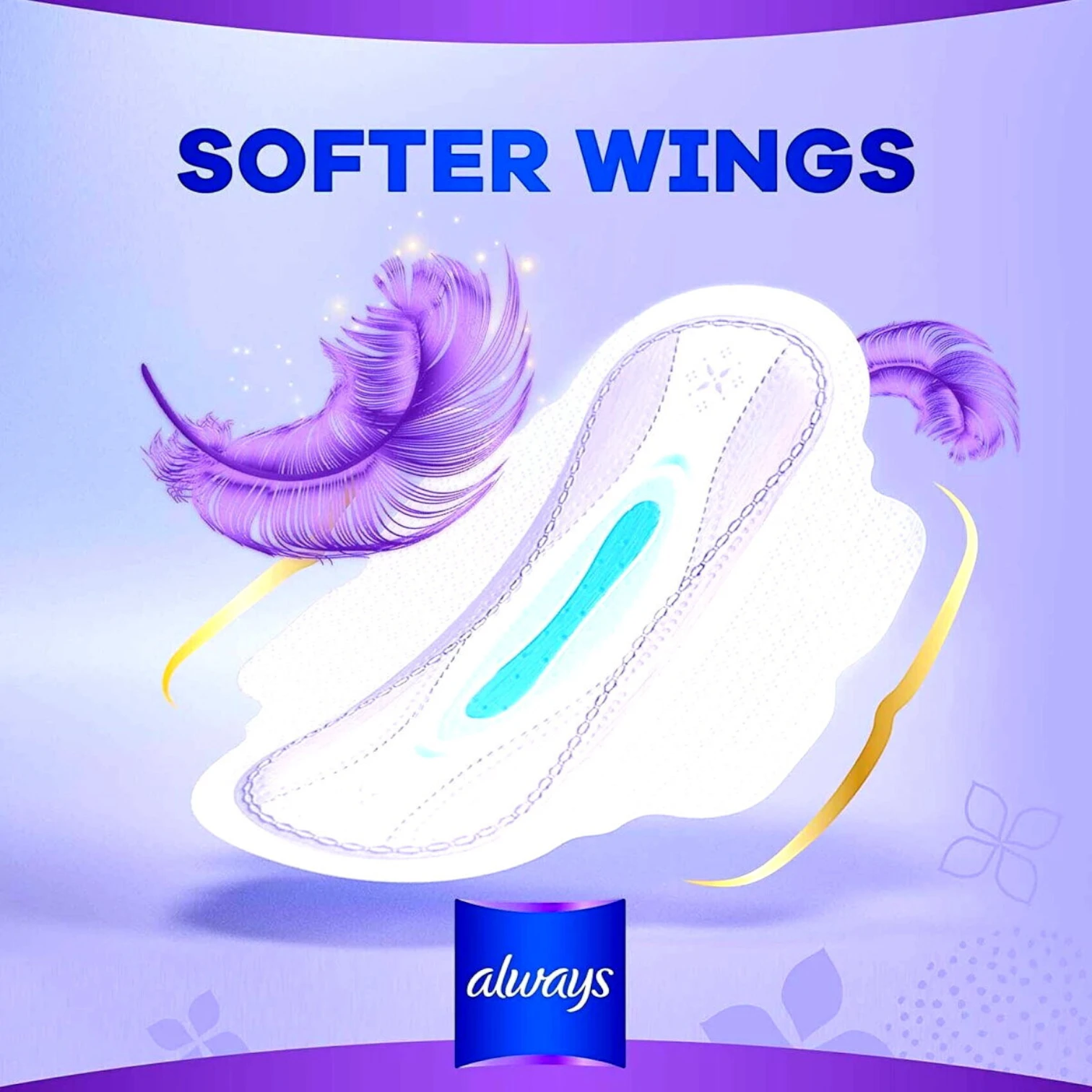 Always All-in-One Ultra Thin Night Sanitary Pads with Wings 16 Count – Overnight Protection, Soft Wings & Leak Lock - Damoo