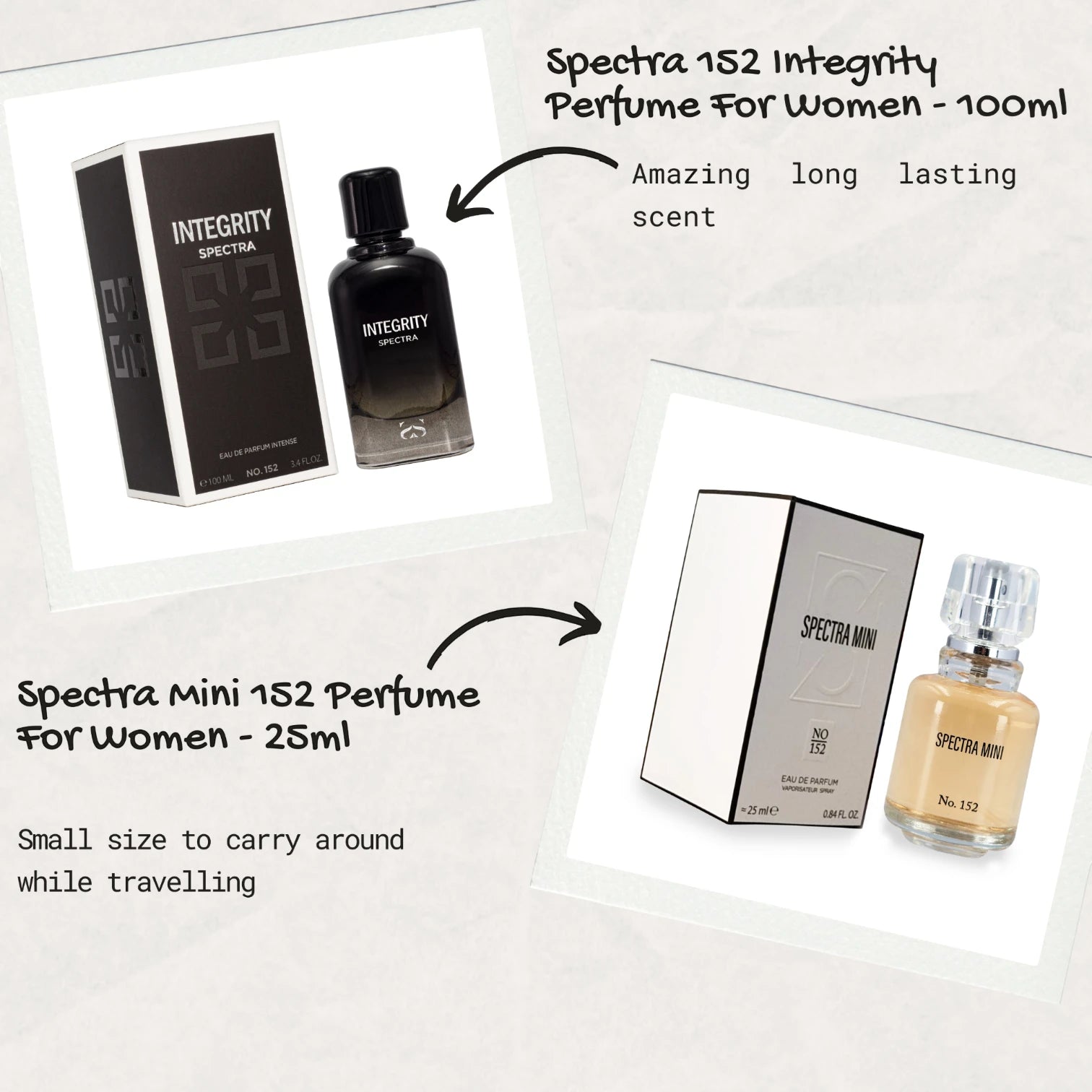 Spectra 152 Integrity Eau De Parfum for Women – 100ml Amber & Floral Fragrance, Long-Lasting Sophisticated Scent for Fall, Spring & Winter - Damoo
