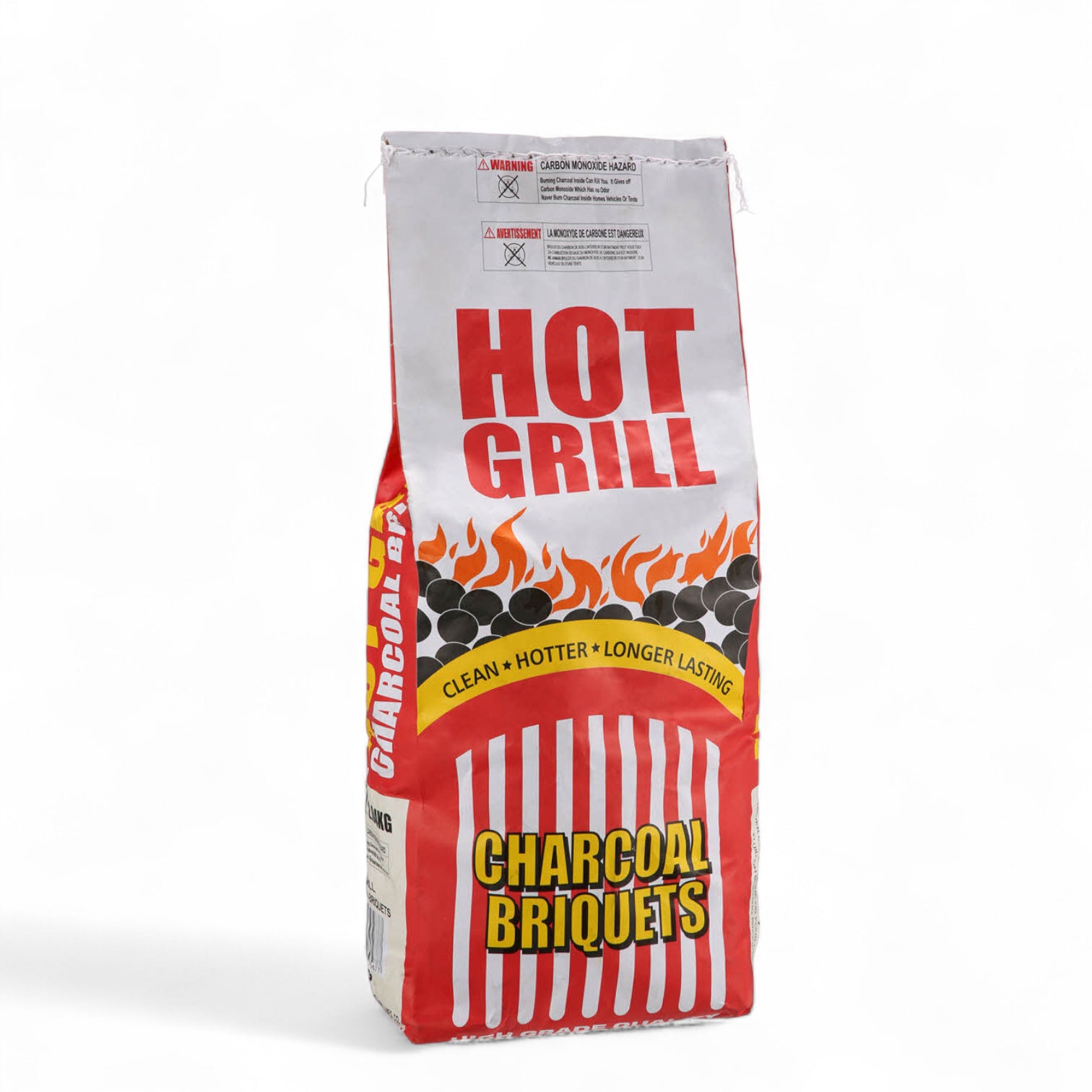 Hot Grill BBQ Charcoal Briquets 2 KG – Clean Burning, Hotter & Longer Lasting High-Grade Charcoal for Grilling & Outdoor Cooking