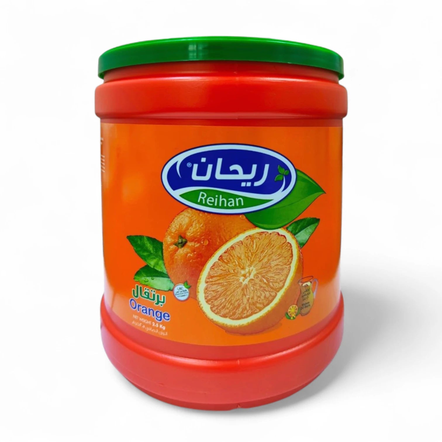 Reihan Orange Instant Drink Powder – 2kg | Rich in Vitamin C | No Artificial Colors | Refreshing Citrus Juice Mix for Families & Parties - Damoo