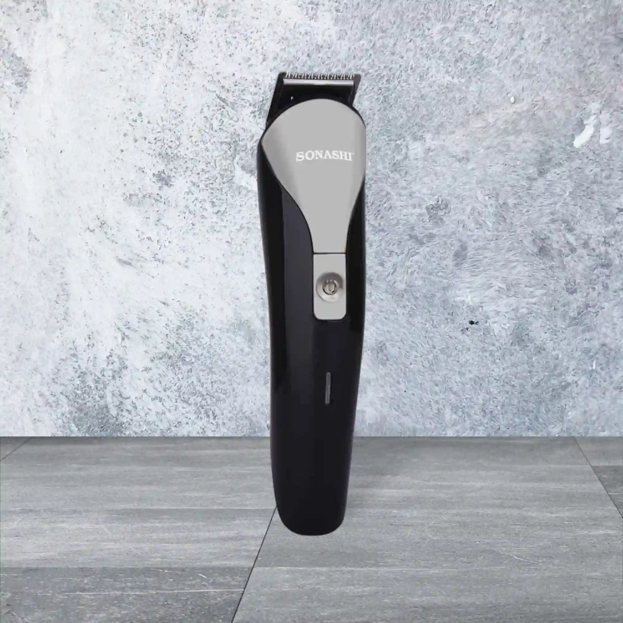 Sonashi 15-in-1 Rechargeable Hair Clipper & Grooming Kit – Stainless Steel Blades, Cordless & Corded Use, 9 Guide Combs, Full-Size & Nose Trimmer, 120min Runtime, USB Charging – With Stand & Accessories - SHC-1027N - Damoo