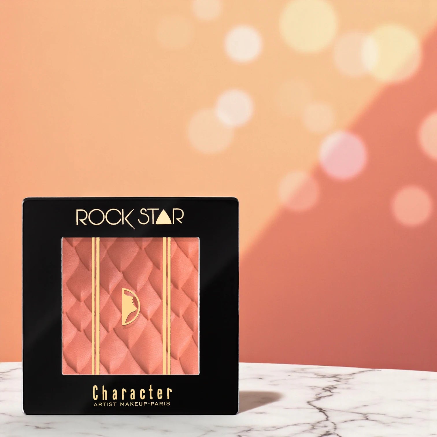 Character Rock Star Blush – Shade RSB005. Silky powder blush with ultra-fine pigments. Long-lasting, smudge-proof & multi-use for cheeks, lips & eyes. Paraben-free, skin-friendly formula. - Damoo