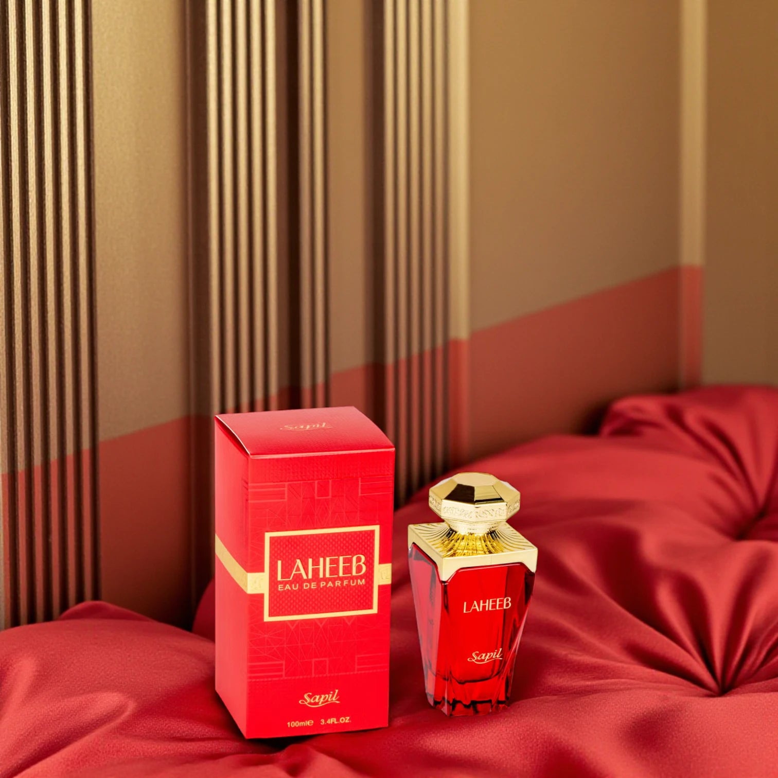 Sapil Laheeb Eau De Parfum for Women 100ml – Long-Lasting Luxury Perfume with Citrus, Vanilla & Musk Notes – Elegant Feminine Fragrance for Day & Evening Wear – Bold & Sophisticated Scent in Premium Packaging - Damoo