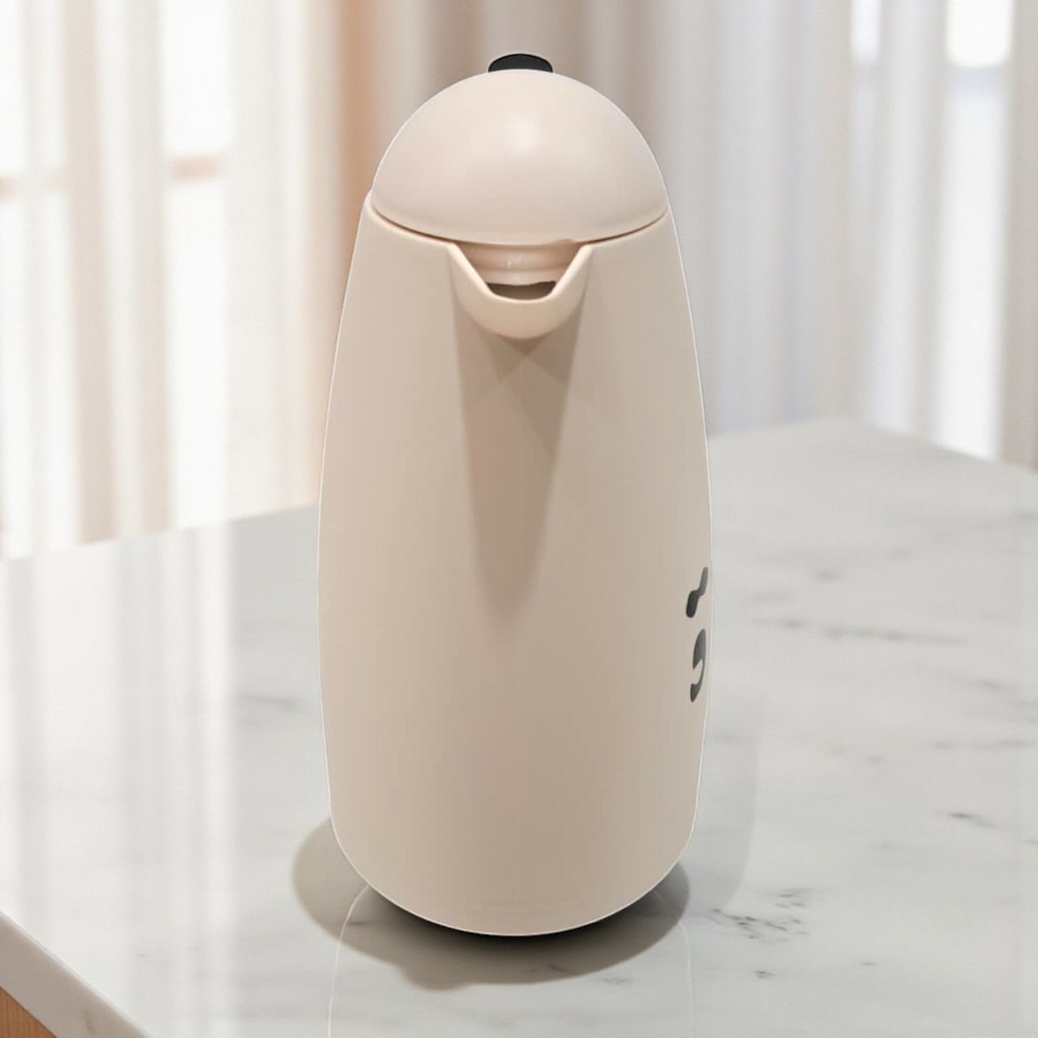 Crystal House Thermos Flask – Elegant Cream Color | Double Wall Insulated Coffee Flask for Hot & Cold Beverages - Damoo