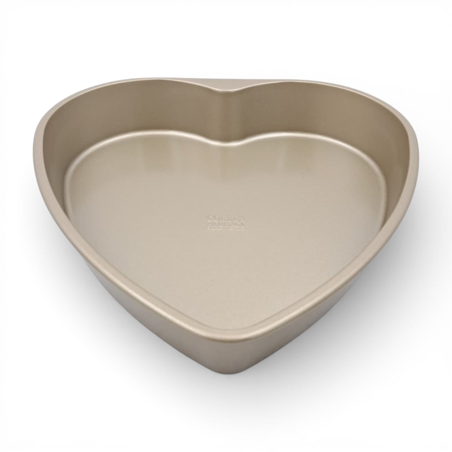 Golden Heritage Heart-Shaped Non-Stick Cake Pan – Premium Gold Bakeware, Dishwasher Safe, Even Heat Baking (5H x 29L × 29W CM) - Damoo