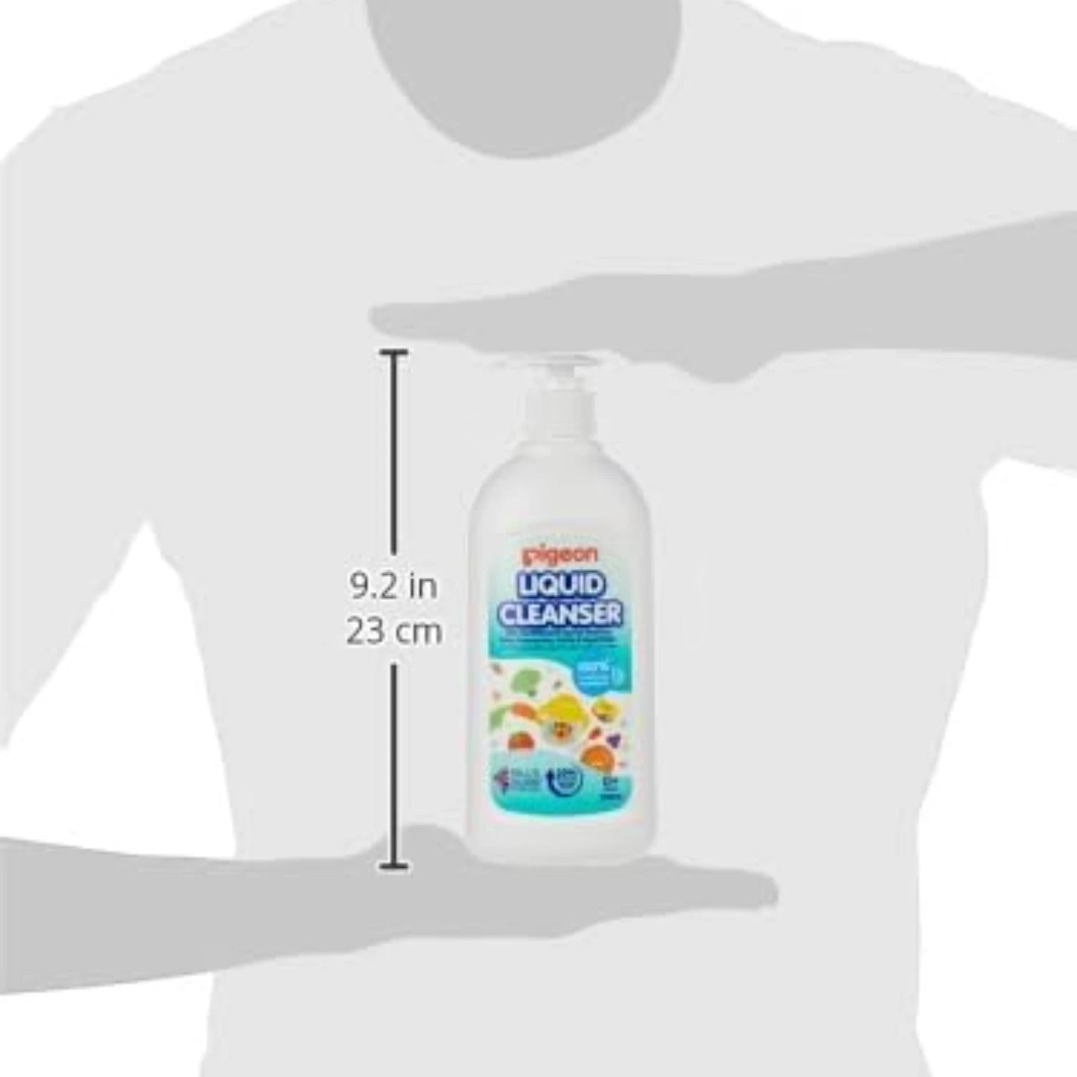 Pigeon Liquid Cleanser 700ml – Kills 99.99% Bacteria | Safe for Baby Bottles, Toys, Fruits & Vegetables - Damoo