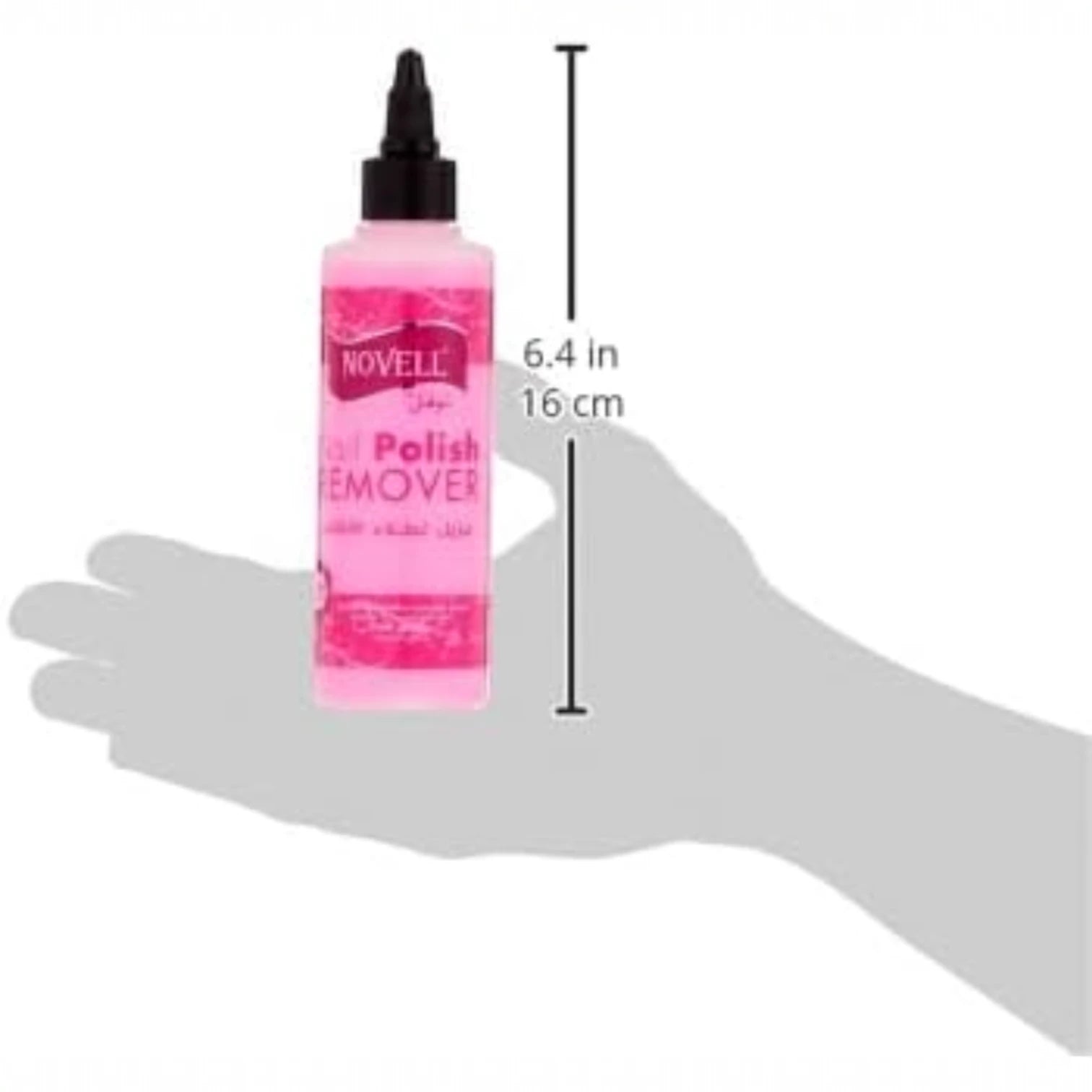 Novell Non-Acetone Nail Polish Remover – Fast Action Formula for Artificial & Natural Nails – 125ml - Damoo