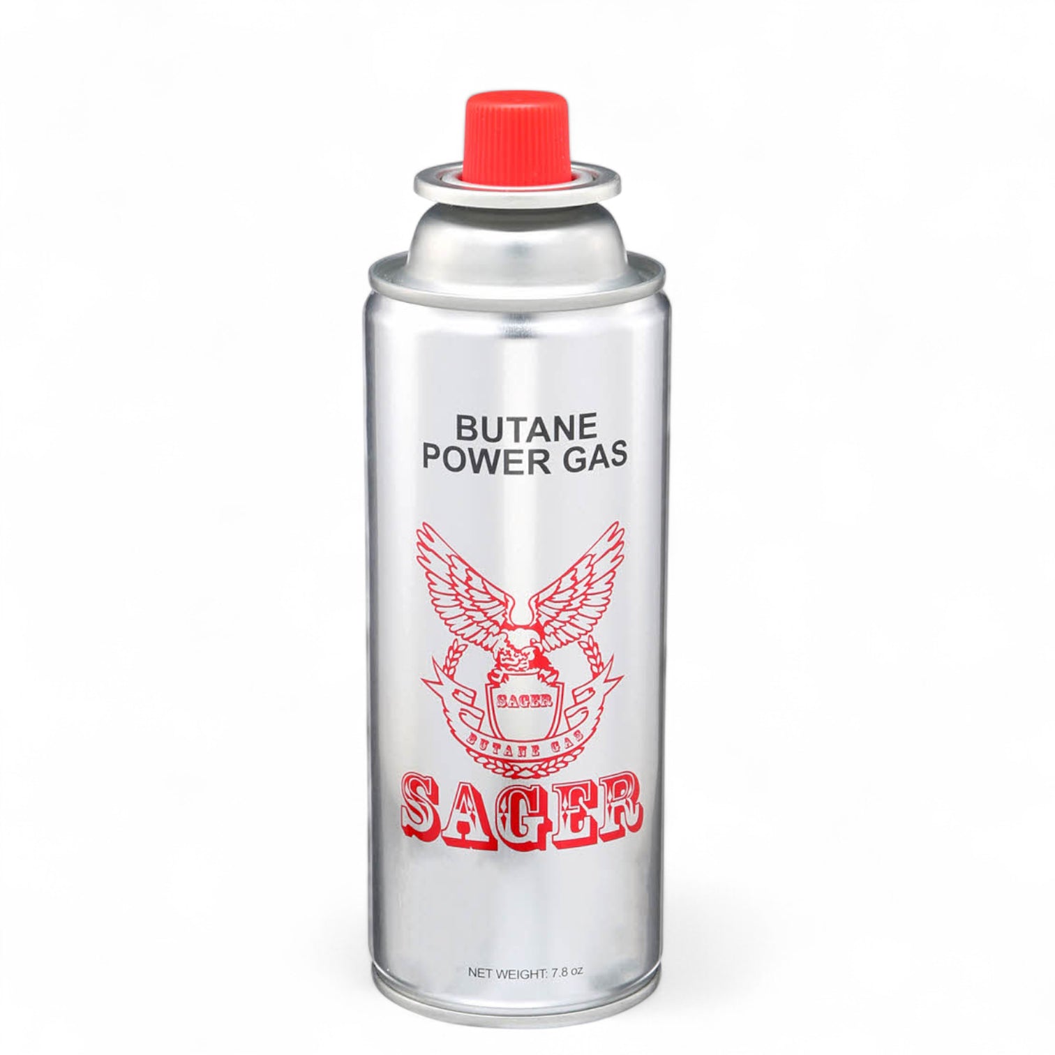 Sager Butane Power Gas Cartridge 220g – Portable Camping Gas Canister for Stoves, Outdoor Cooking, Hiking & BBQ - Damoo