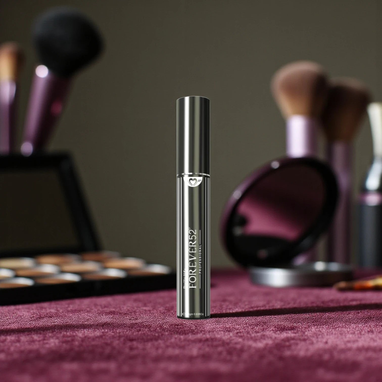 Forever52 Professional Mascara with Thick Brush – HM001 | Volumizing, Lengthening & Curling Lash Mascara | Smudge-Proof, Long-Lasting Black Definition, Clump-Free Finish - Damoo