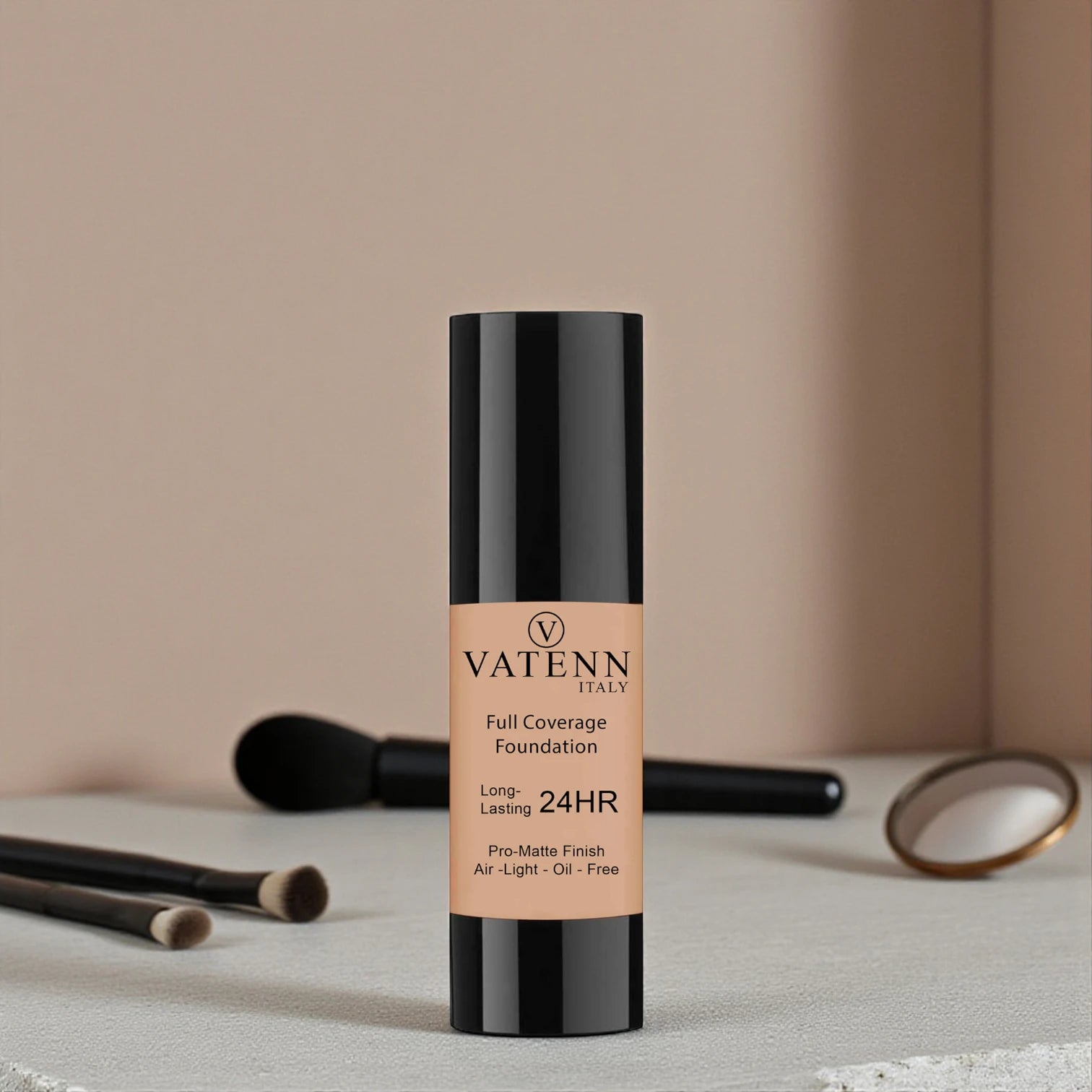 Vatenn Italy Full Coverage Foundation – Shade #157 Stromboli. Lightweight, long-lasting foundation with flawless finish. Matte, dewy & natural finishes available. - Damoo