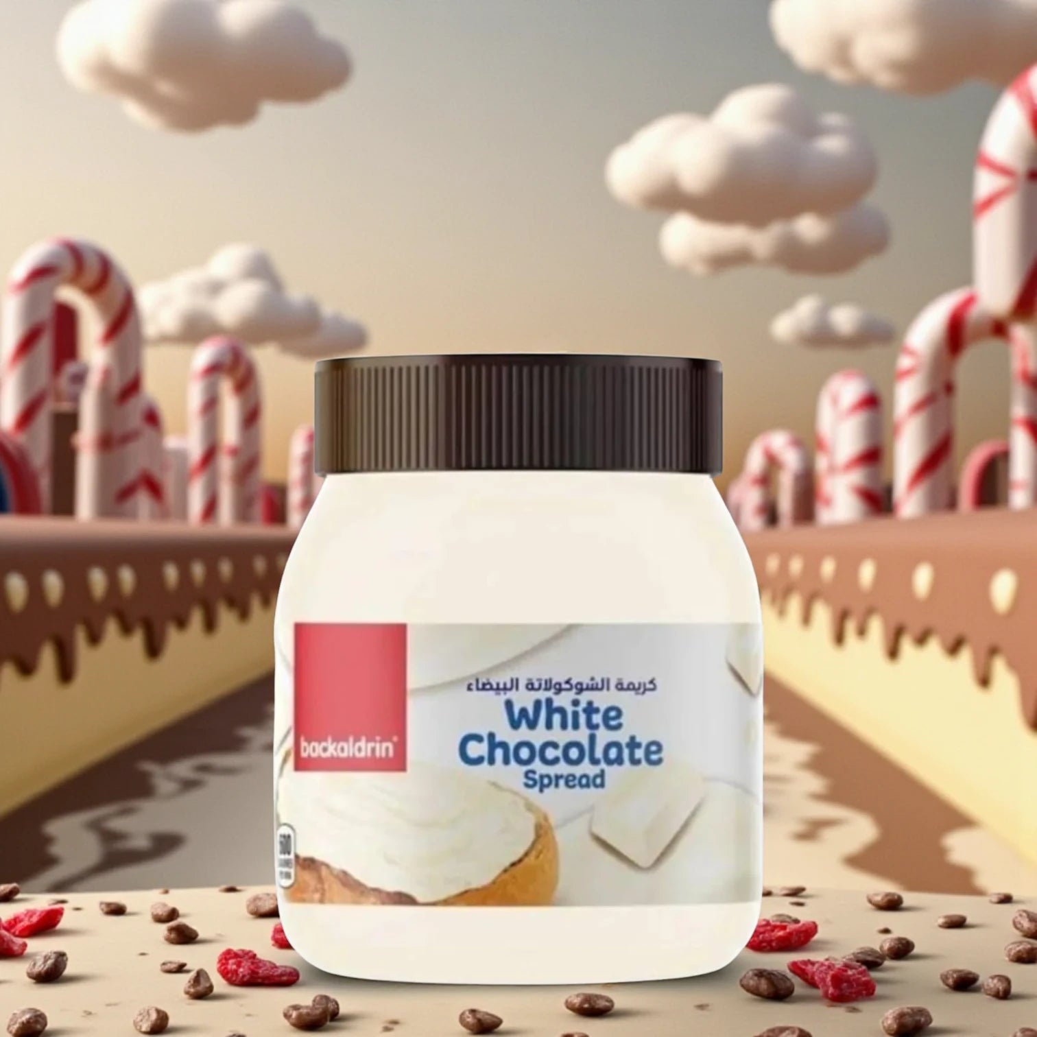 Backaldrin White Chocolate Spread 350g β Gourmet Creamy Delight Made with Premium Ingredients, Chef-Crafted in Small Batches - Damoo