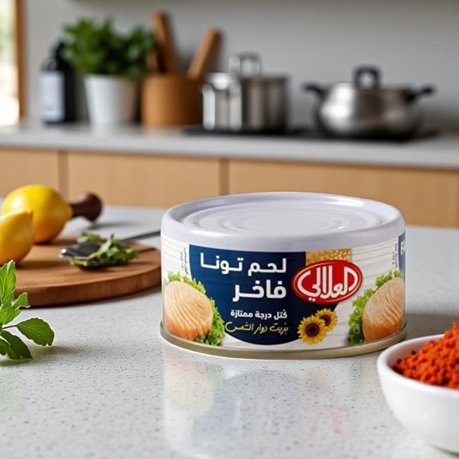Al Alali Fancy Meat Tuna in Sunflower Oil β 170g | High-Protein, Omega-3 Rich, Tender Light Meat Tuna for Sandwiches, Salads & More - Damoo