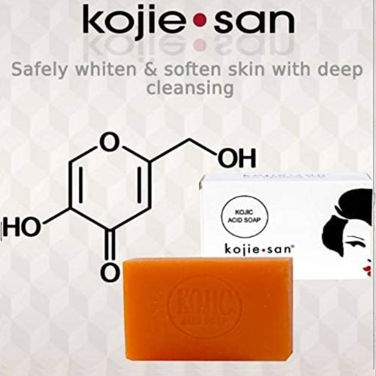 Kojie San Skin Lightening Soap – Classic Zero Pigment Light Technology for Even Skin Tone – 100g x 3 Trio Pack - Damoo