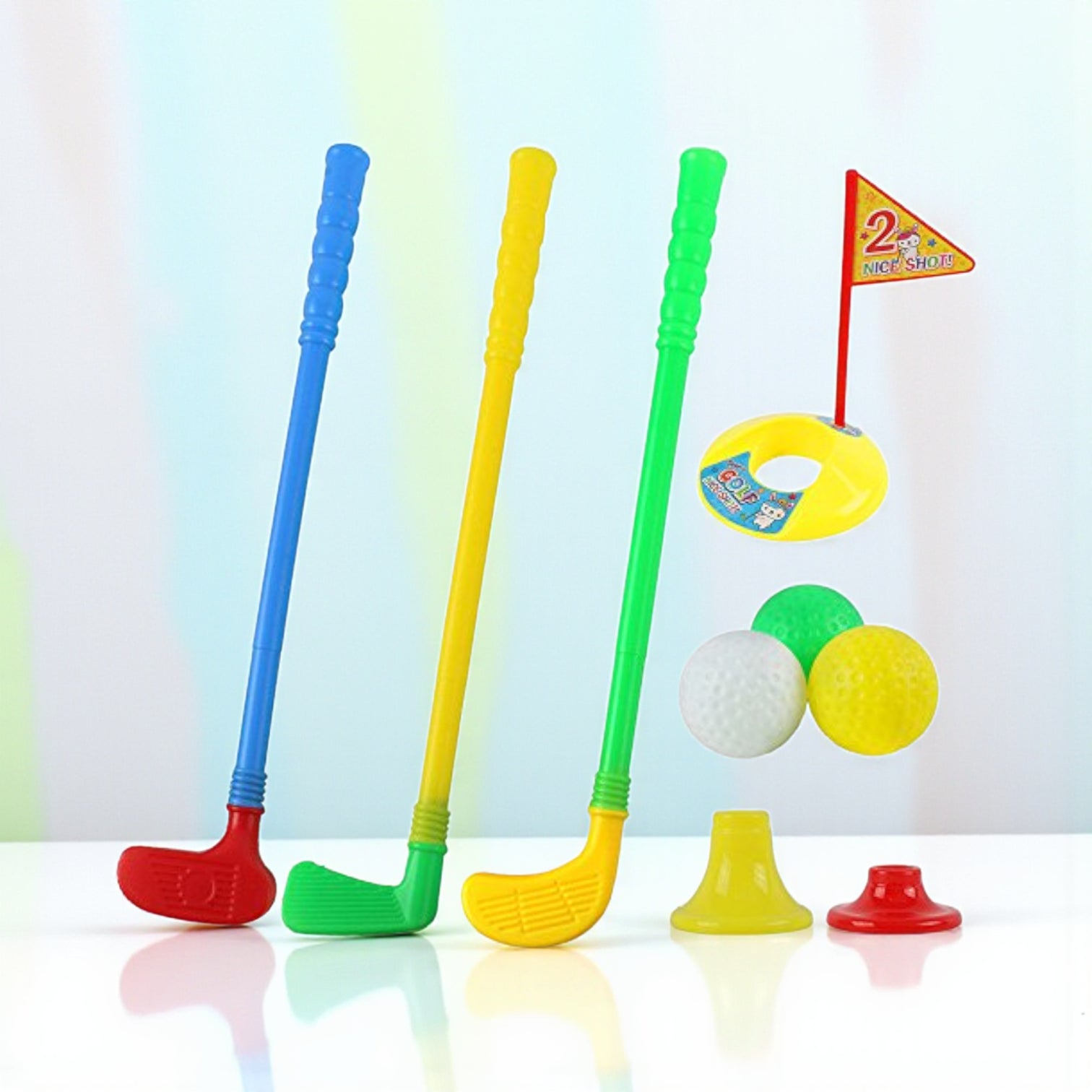 Kids Sport Golf Set Toy – Mini Golf Play Set for Boys & Girls | Indoor & Outdoor Golf Club Game with Balls and Targets (Ages 3+) - Damoo