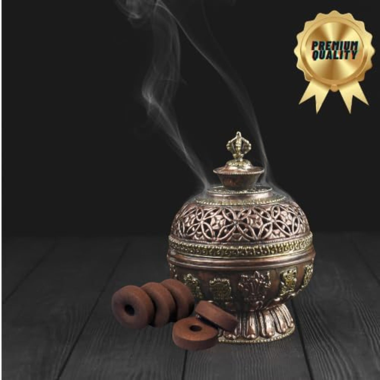 فحم الدونات - شكل جديد، سريع وخفيف الوزن، فحم جوز الهند طويل الأمد - عبوة من 30 قطعة - فحم عديم الرائحة والطعم وصديق للبيئة للشيشة والبخور