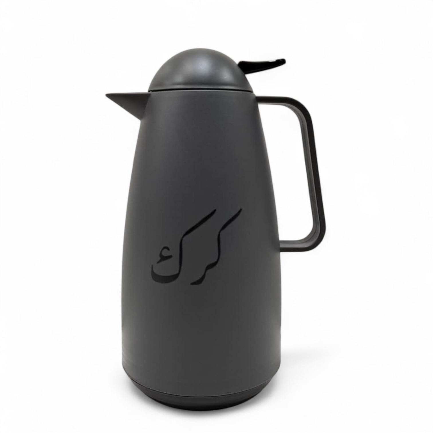 Crystal House Arabic Thermos Flask – Modern Brown & White Collection | Double-Wall Insulated Flask for Hot Drinks - Damoo