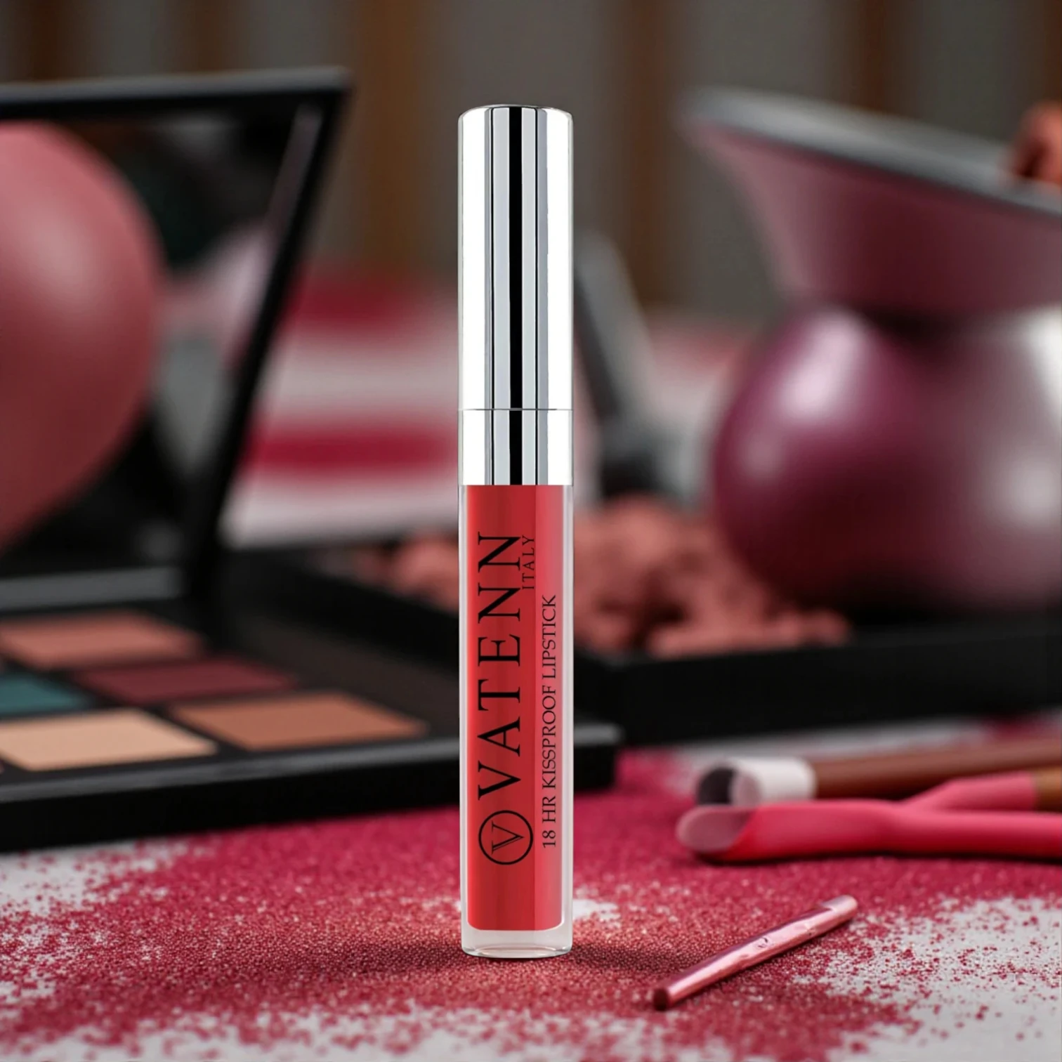 Vatenn Italy 18Hrs Kissproof Lipstick – Shade 36 Vomero (3g). Ultra-matte, transfer-proof, water-resistant lipstick with rich pigment, vegan & dermatologically tested. - Damoo