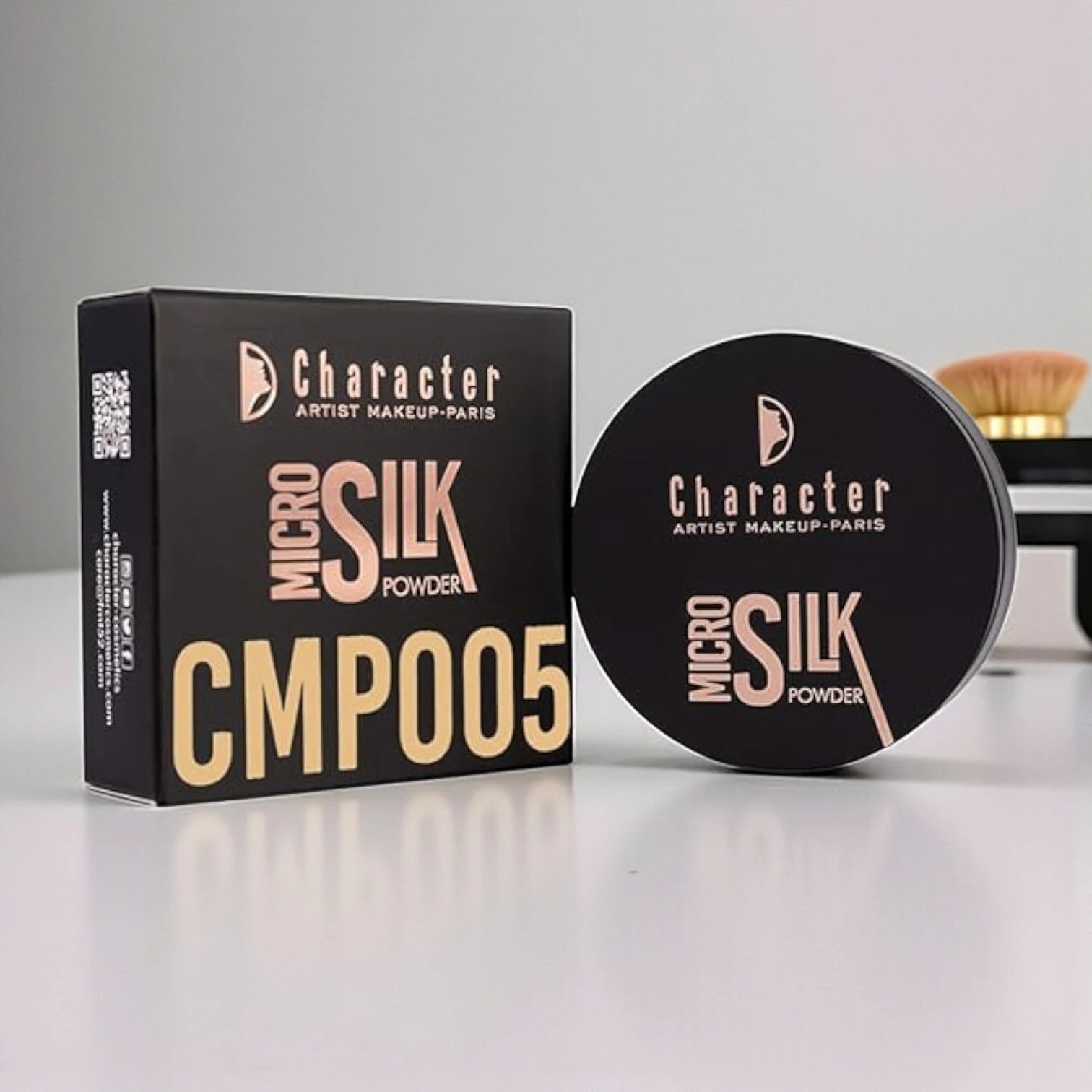 CHARACTER Micro Silk Powder CMP002 – Silky Matte Finish, Full Coverage, Lightweight & Long-Lasting Compact Powder for Smooth, Shine-Free Skin - Damoo