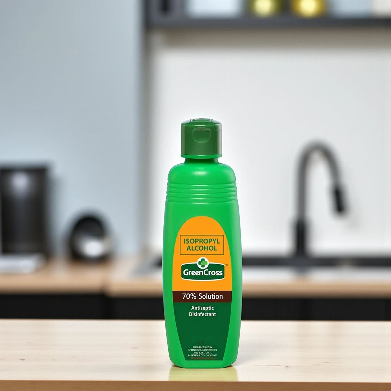 Green Cross Isopropyl Alcohol 70% Antiseptic Disinfectant – 500ml | Multipurpose for Skin, Hygiene, First Aid & Household Use - Damoo