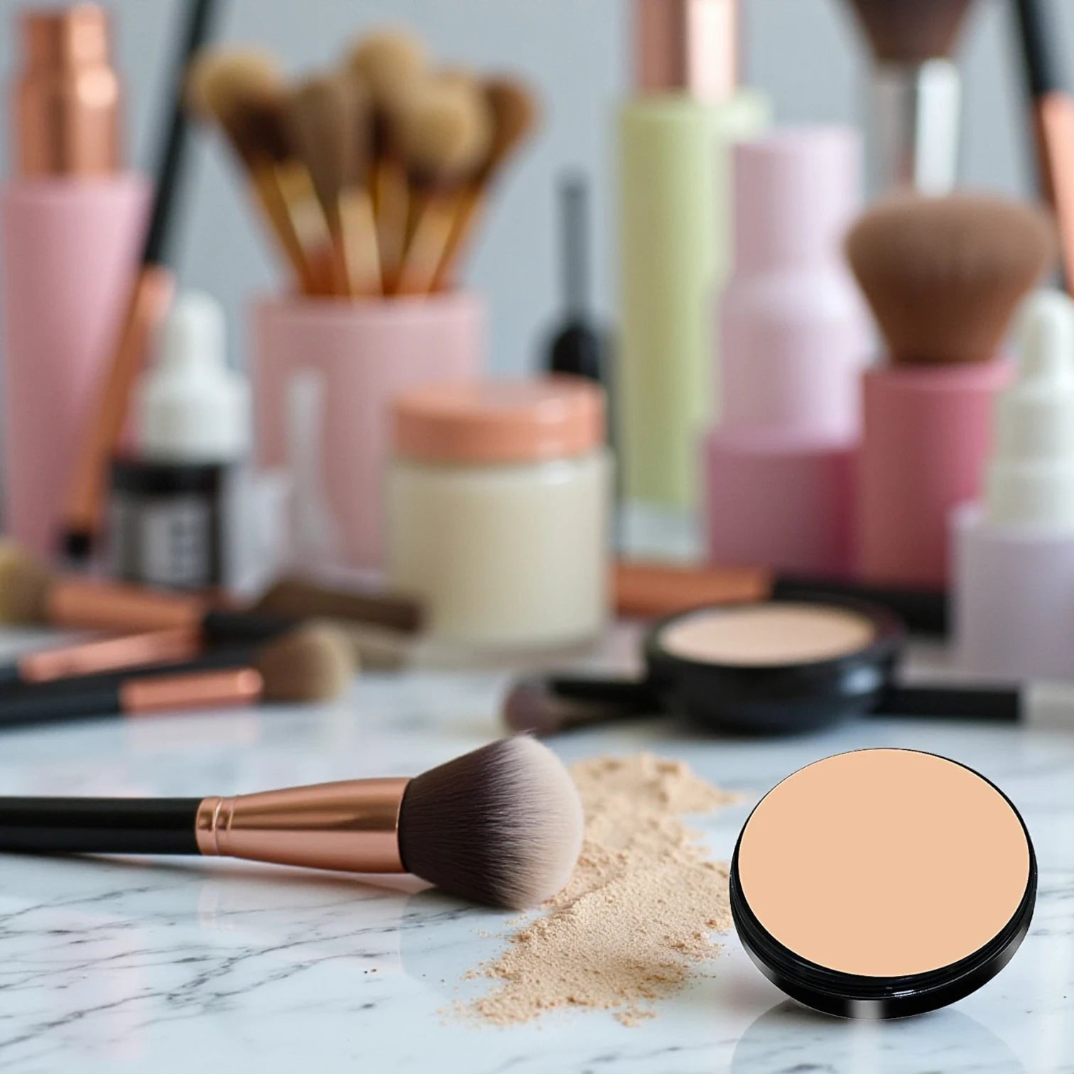 Forever52 Cream Foundation – Shade Beige (CF004). Silk protein formula foundation that minimizes pores, evens skin tone & delivers long-lasting, natural coverage. - Damoo