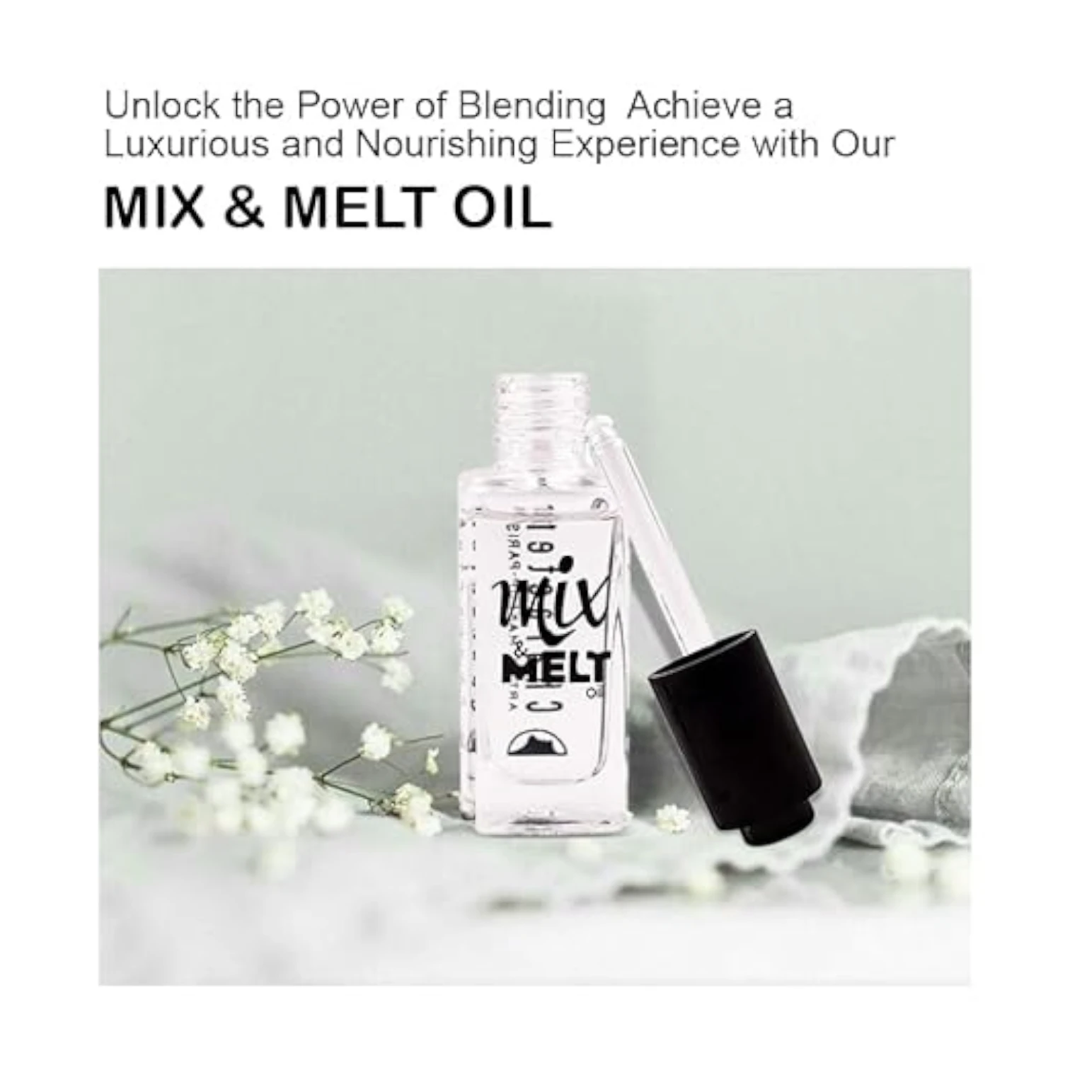 Character Cosmetics Mix & Melt Oil (MMT001) – Revives Dried Makeup, Smooth Blendable Formula, Vitamin-Enriched for Skin & Long-Lasting Use - Damoo