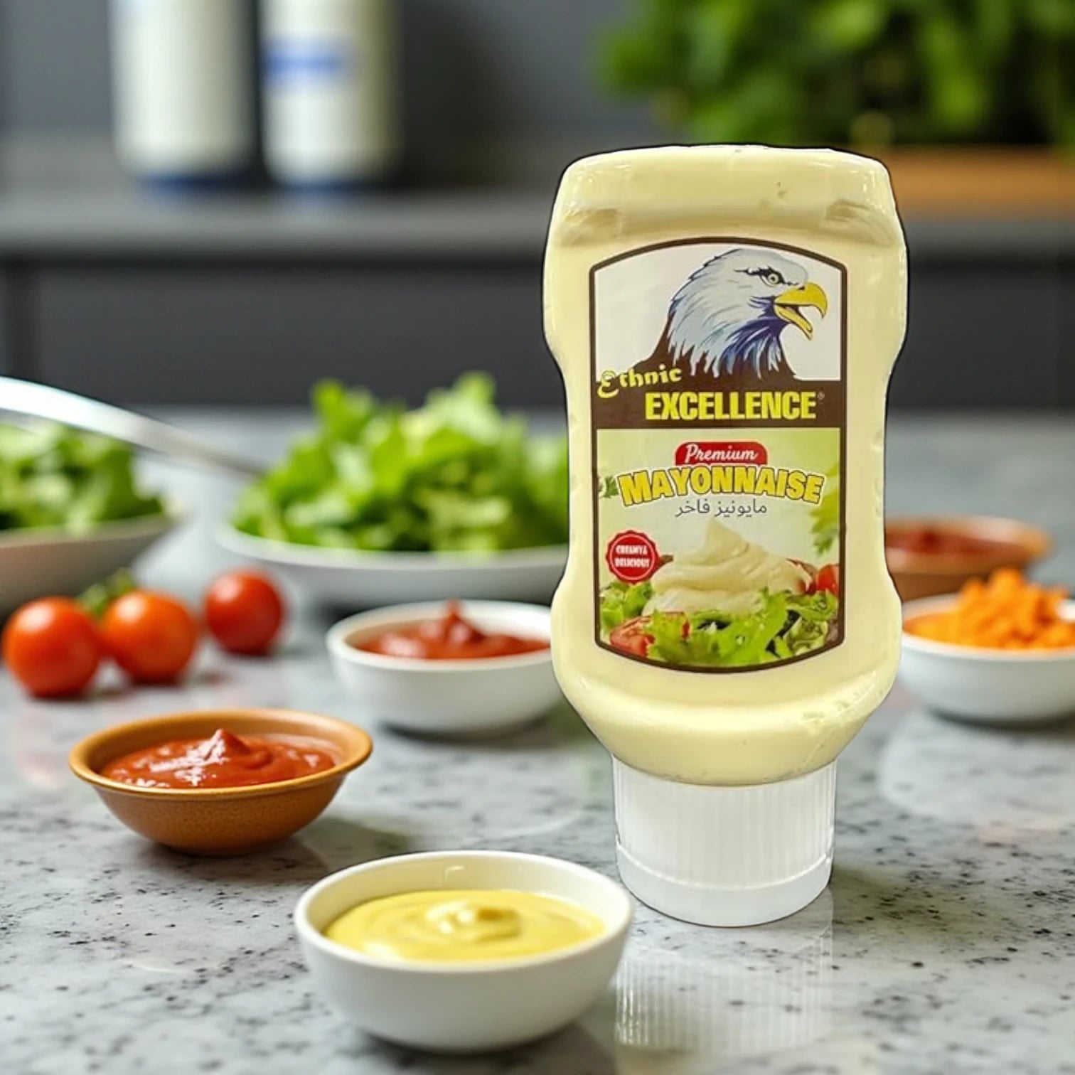 Excellence Mayonnaise β 315ML of Creamy Perfection for Sandwiches, Salads & Dips - Damoo