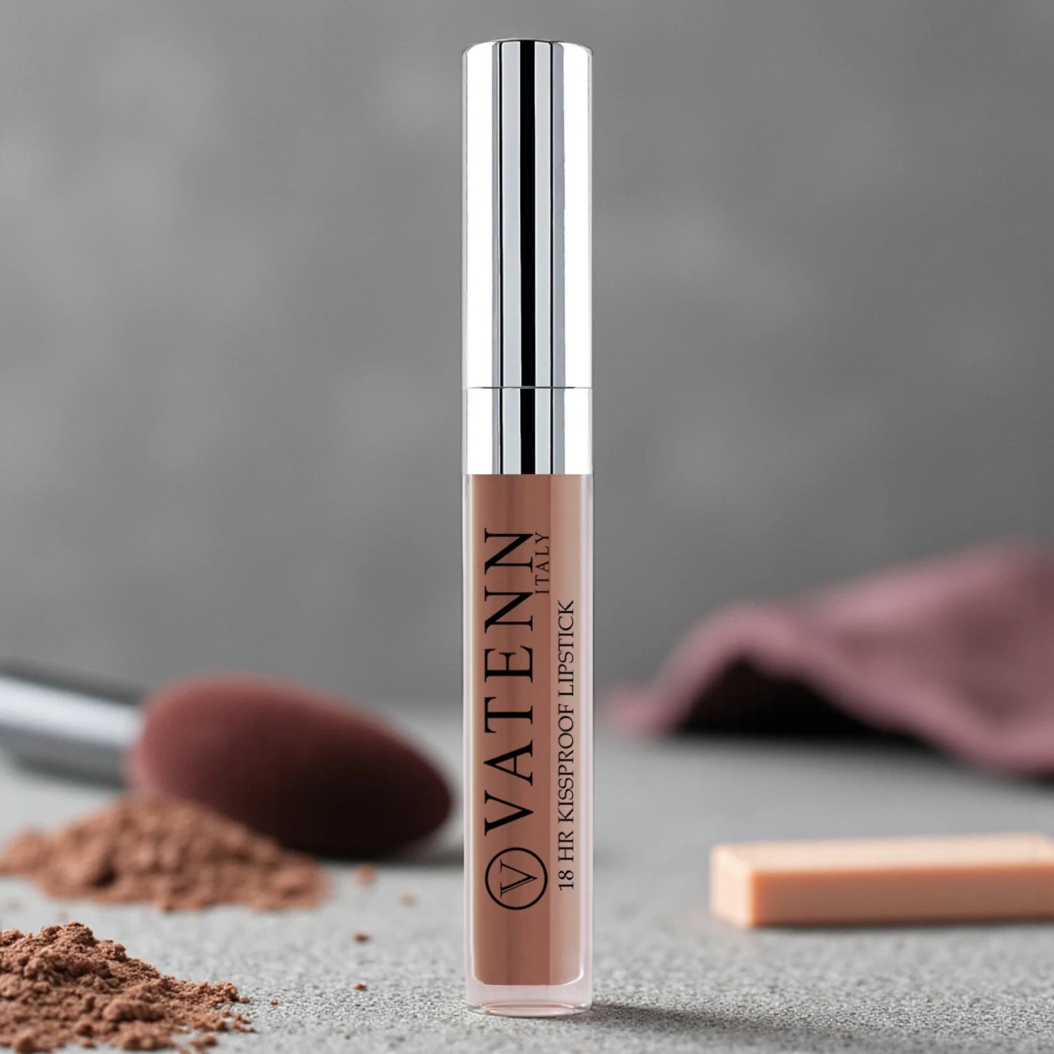 Vatenn Italy 18Hr Kissproof Lipstick – Shade 39 Porto (3g). Ultra matte, transfer-proof, water-resistant lipstick with bold pigment. Vegan & dermatologically tested. - Damoo