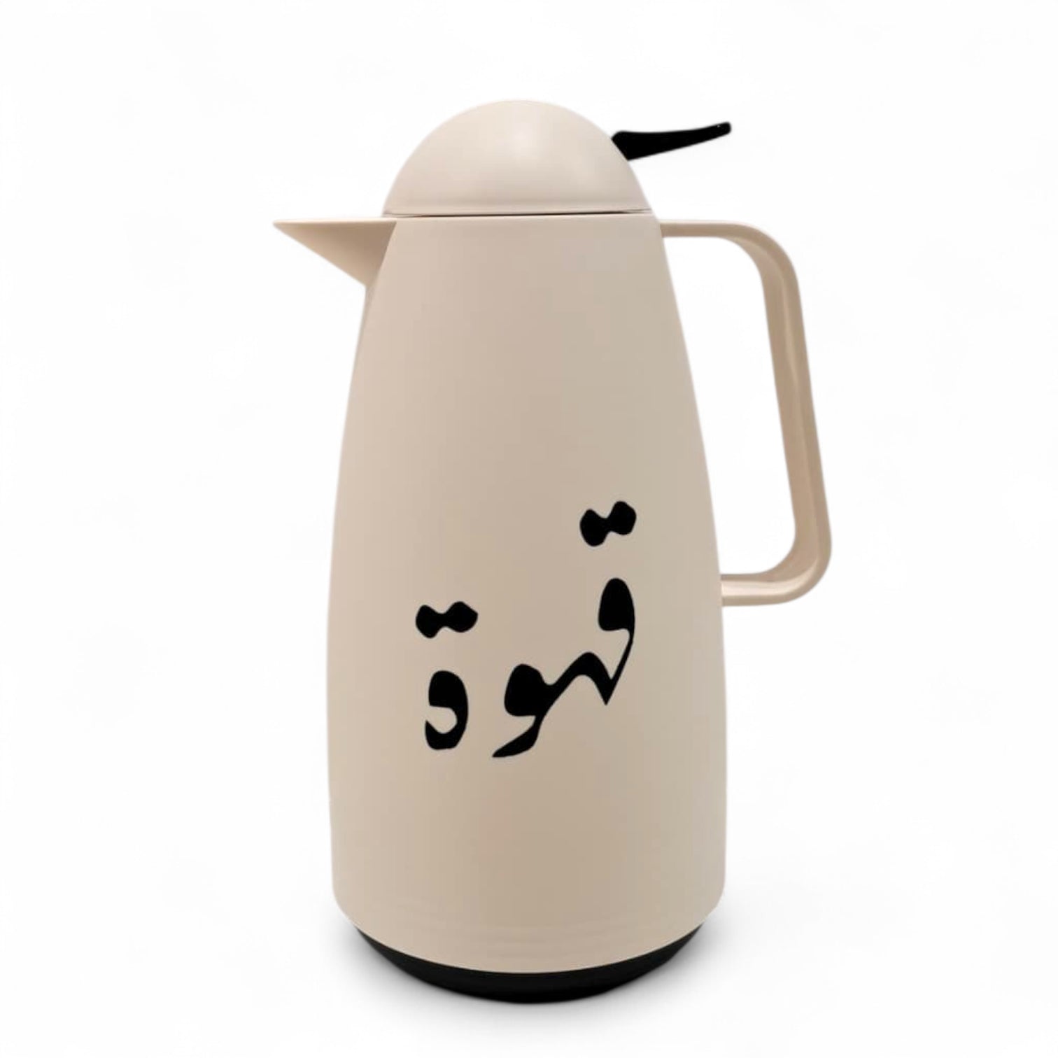 Crystal House Thermos Flask – Elegant Cream Color | Double Wall Insulated Coffee Flask for Hot & Cold Beverages - Damoo