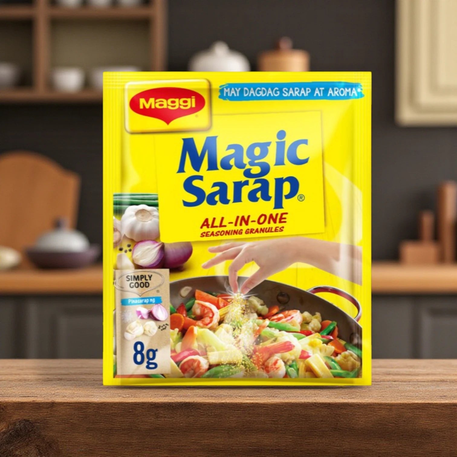 Nestlé Maggi Magic Sarap Seasoning – 8g x 12 Packs | Umami Flavor Booster | Perfect for Soups, Stews & More - Damoo