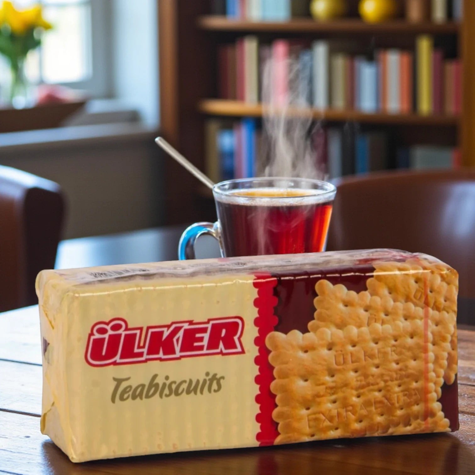 Ülker Tea Biscuits – Classic Turkish Butter Biscuits, Light & Crunchy Snack – 150g Pack | Perfect with Tea or Coffee, Ideal for On-the-Go, Travel & Everyday Snacking - Damoo