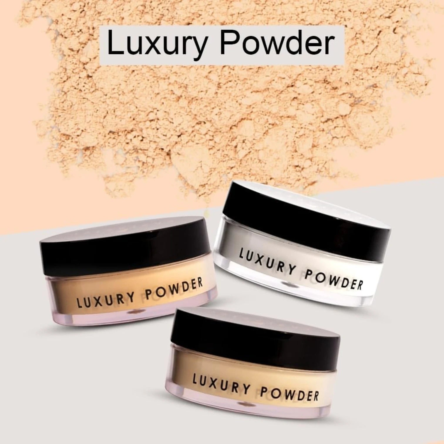 Character Luxury Powder Loose Face Powder – LP005 White | Translucent Finish, Shine Control, Long-Lasting Makeup Setting Powder - Damoo
