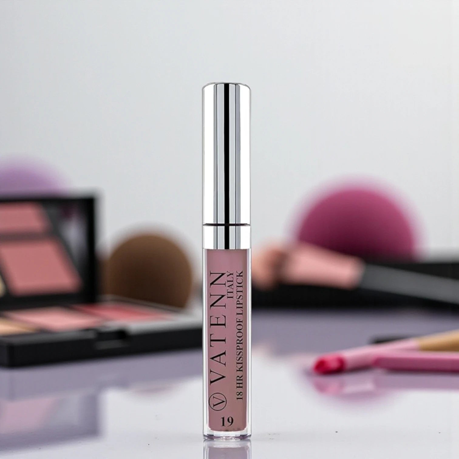 Vatenn Italy 18Hr Kissproof Matte Liquid Lipstick – Shade 19 Venus | Waterproof, Transfer-Proof, Highly Pigmented & Long-Lasting Lip Color - Damoo
