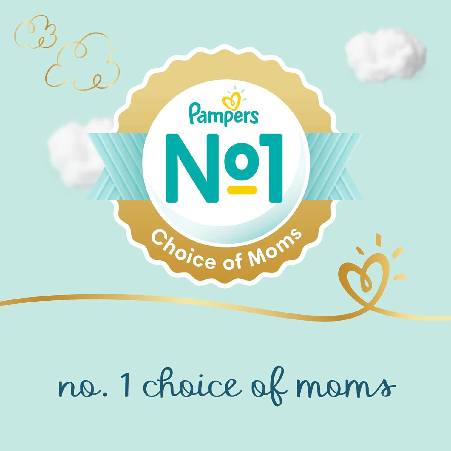 Pampers Premium Care Taped Diapers – Size 2 (3–8kg), 46 Count | Ultra-Soft Newborn Protection with Navel Cut & Wetness Indicator - Damoo