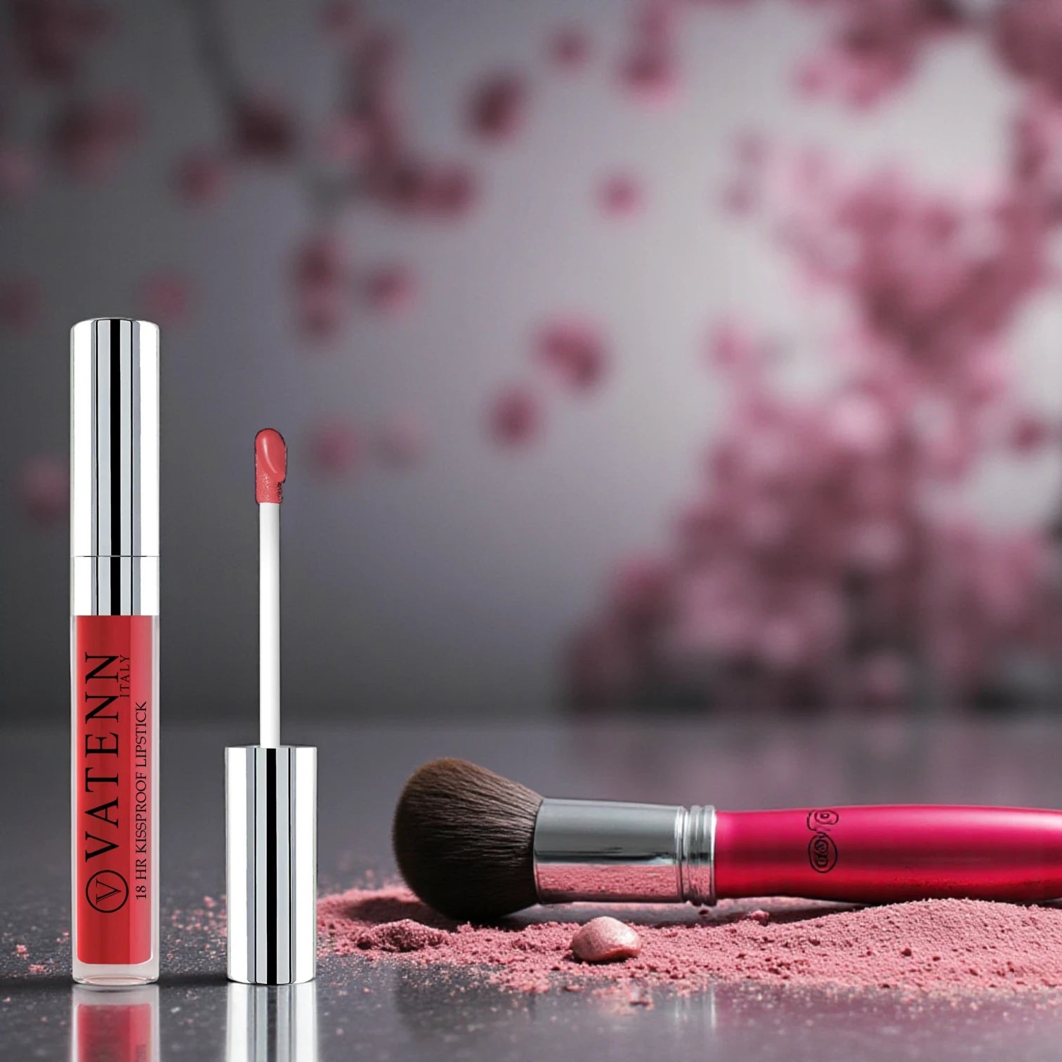 Vatenn Italy 18Hrs Kissproof Lipstick – Shade 36 Vomero (3g). Ultra-matte, transfer-proof, water-resistant lipstick with rich pigment, vegan & dermatologically tested. - Damoo