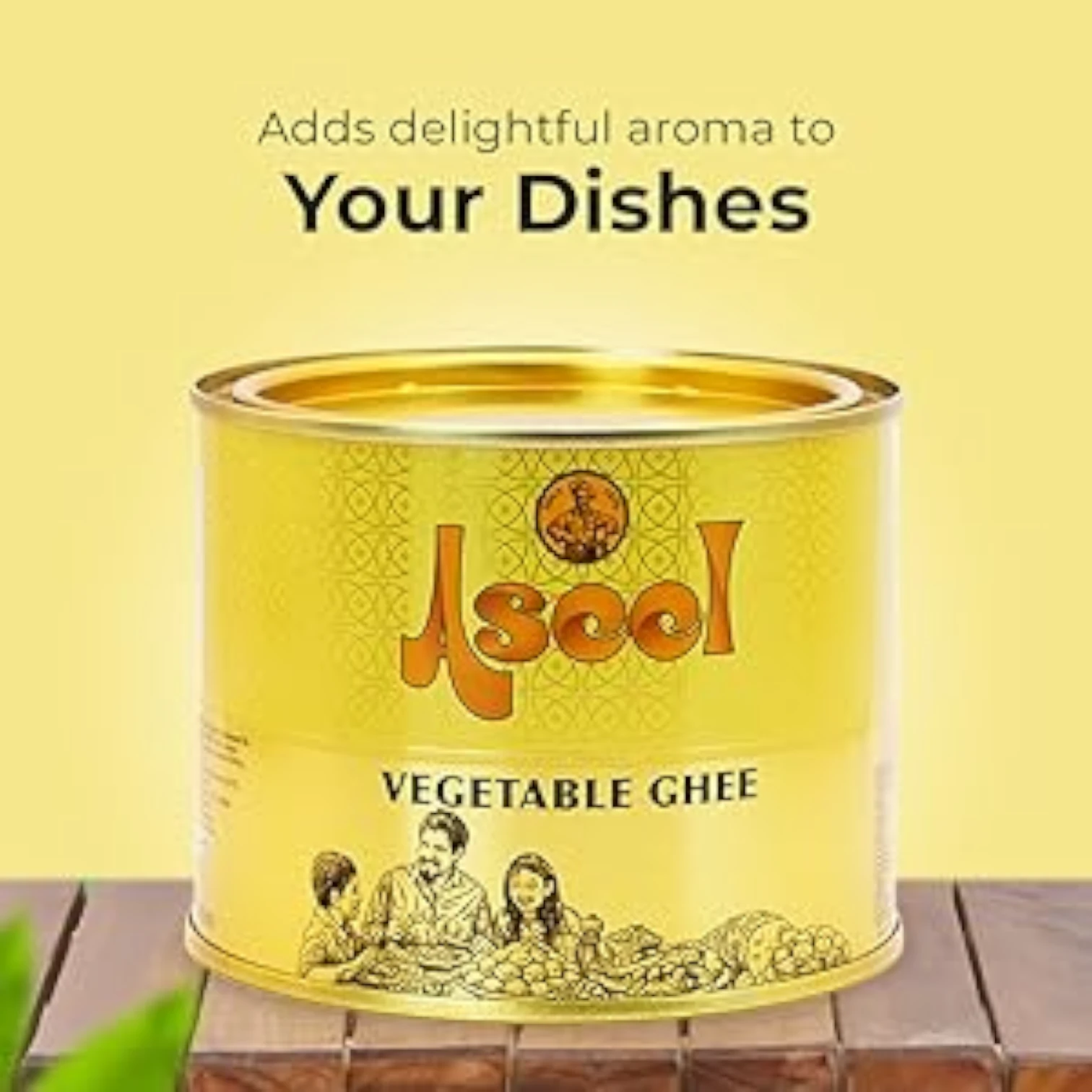 Aseel Vegetable Ghee – 500ml | Trans Fat-Free, Vitamin-Enriched, Aromatic Ghee for Everyday Cooking & Gourmet Dishes - Damoo