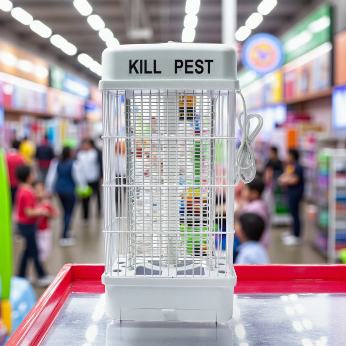 RENATA 15W Cylindrical Hanging Electric Insect Killer | UV Light Mosquito & Fly Trap | Chemical-Free, Energy Efficient & Safe for Home, Office, and Outdoor Use - Damoo