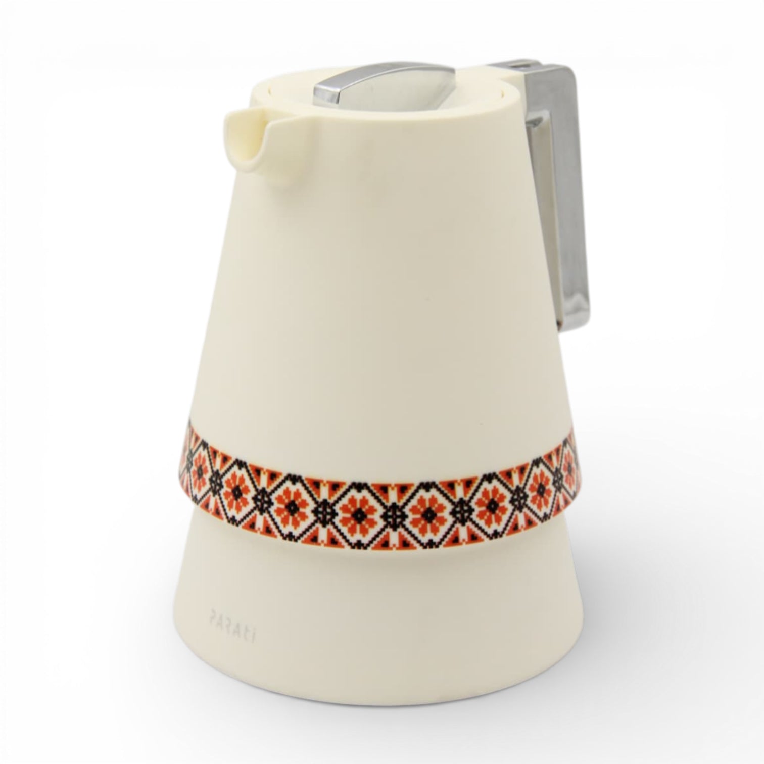 Vacuum Insulated Thermal Coffee & Tea Flask with Arabic Pattern Design, Stainless Steel Inner Thermos Jug, Hot & Cold Beverage Server, Available in Different Colors (23H x 20L × 16W CM) - Damoo