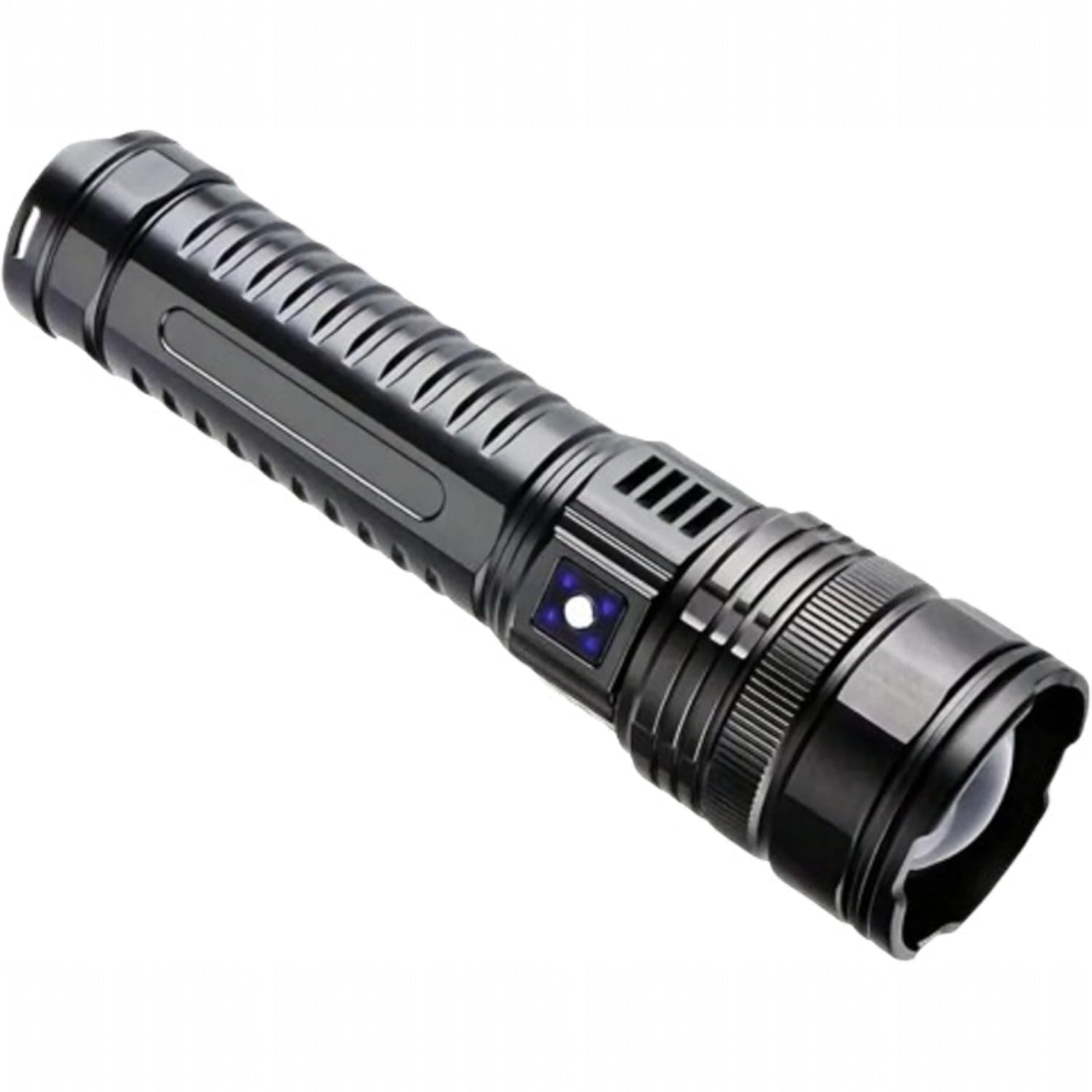 Super Bright LED Tactical Flashlight – 1000m Long Range Rechargeable Torch with Zoomable Beam, Lightweight & Durable Material – Powerful LED Handheld Light for Outdoor Camping, Hiking, Security, and Emergency Use - Damoo