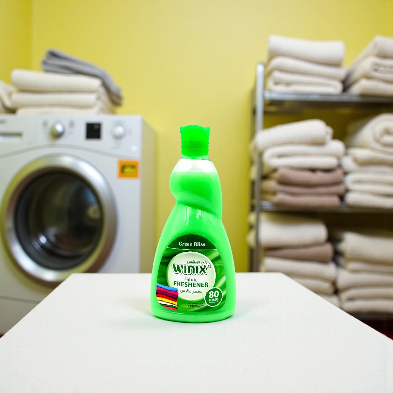 Winix Fabric Freshener Green Bliss 2000ml – Long-Lasting Fresh Scent, Gentle Fabric Care, Up to 80 Washes for Soft & Fragrant Clothes - Damoo