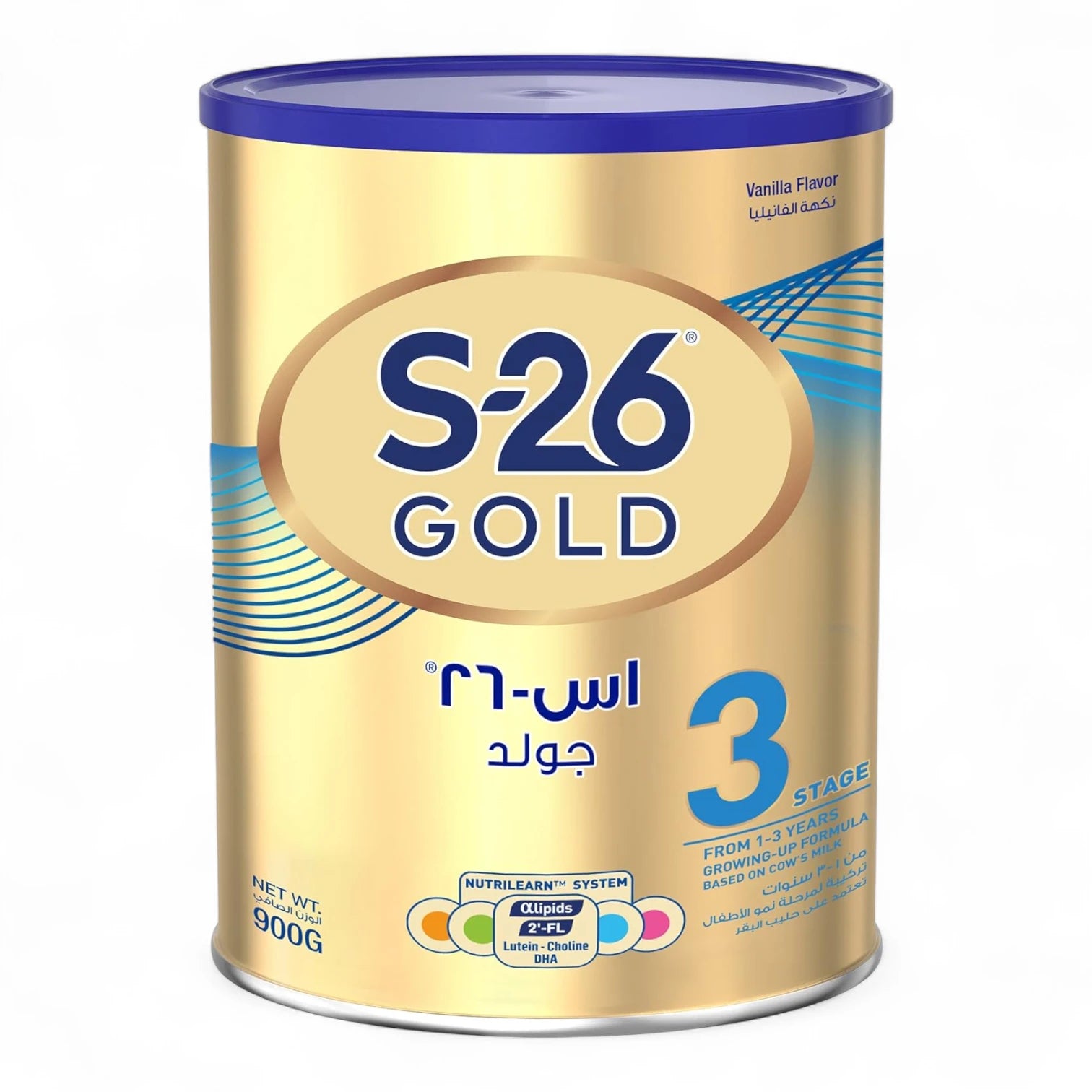 S-26 GOLD Stage 3 Growing-Up Formula – 900g Tin | For Toddlers 1–3 Years | Supports Brain Development, Growth & Immunity - Damoo