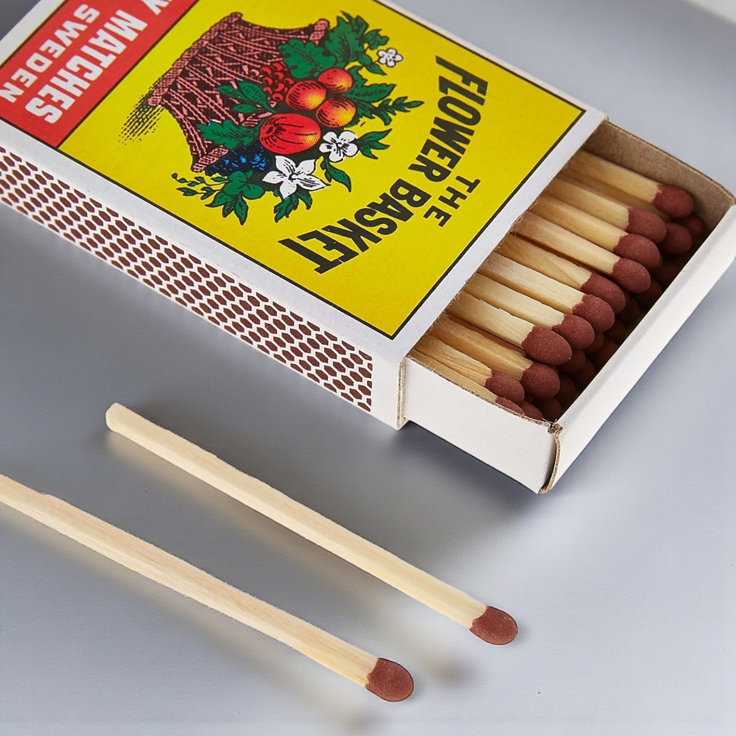 Flower Basket Safety Matches – Premium Quality Matchsticks Made in Sweden for Reliable Fire Lighting - Damoo