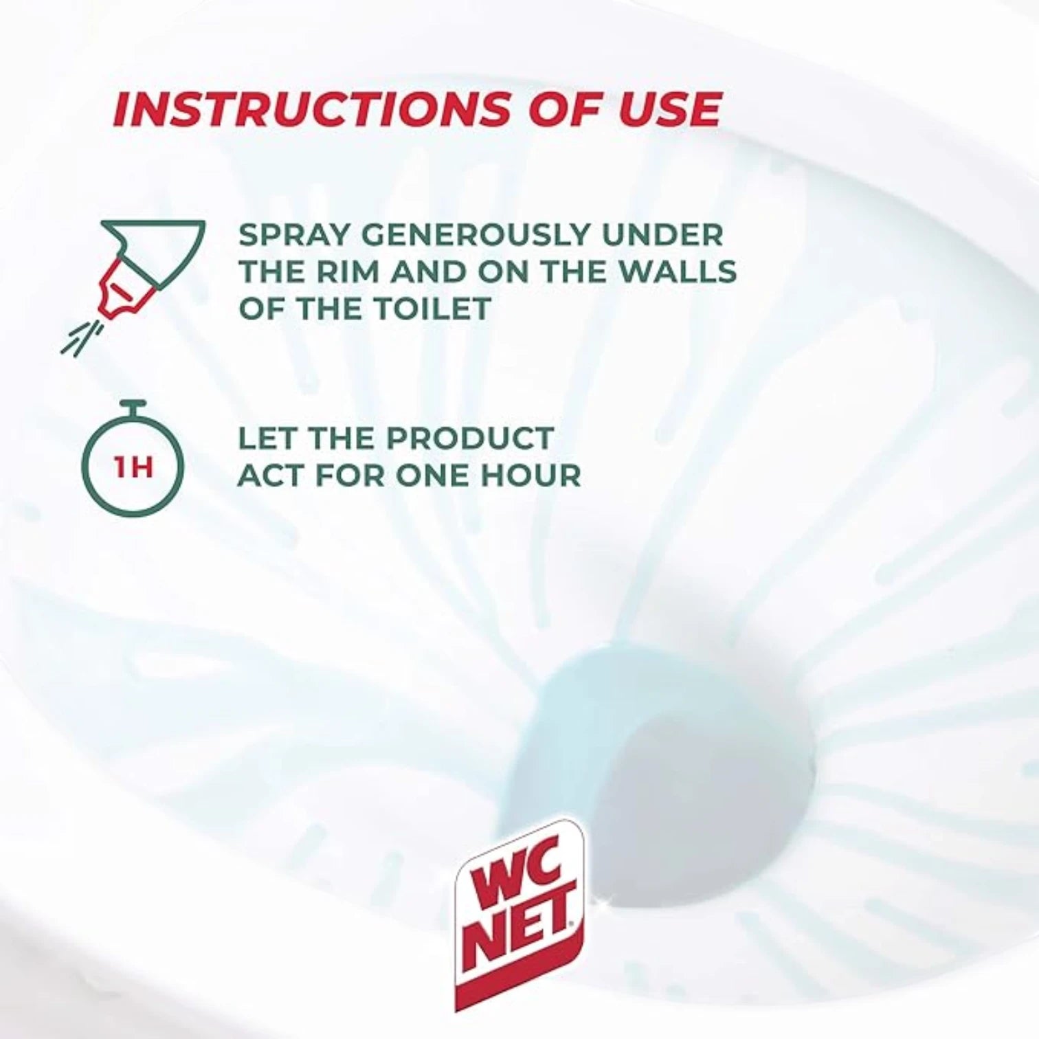WC Net Toilet Cleaner Gel Assorted – 750ml (2+1 Free) | Hygienic Formula with Scented Micro Crystals | Long-Lasting Fragrance & Limescale Removal