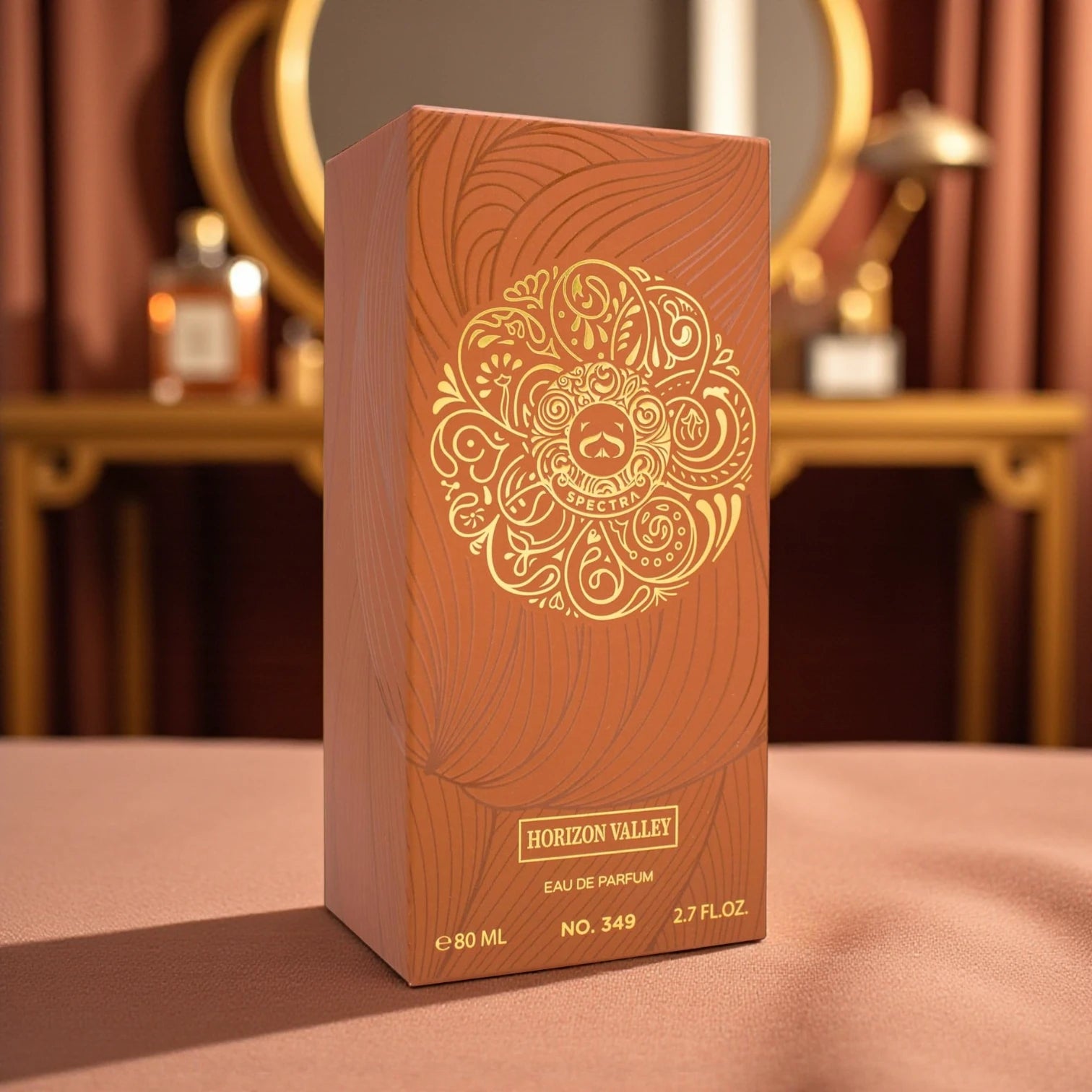 Spectra 349 Horizon Valley EDP Unisex Perfume – Amber Woody Long-Lasting Fragrance – 80ml