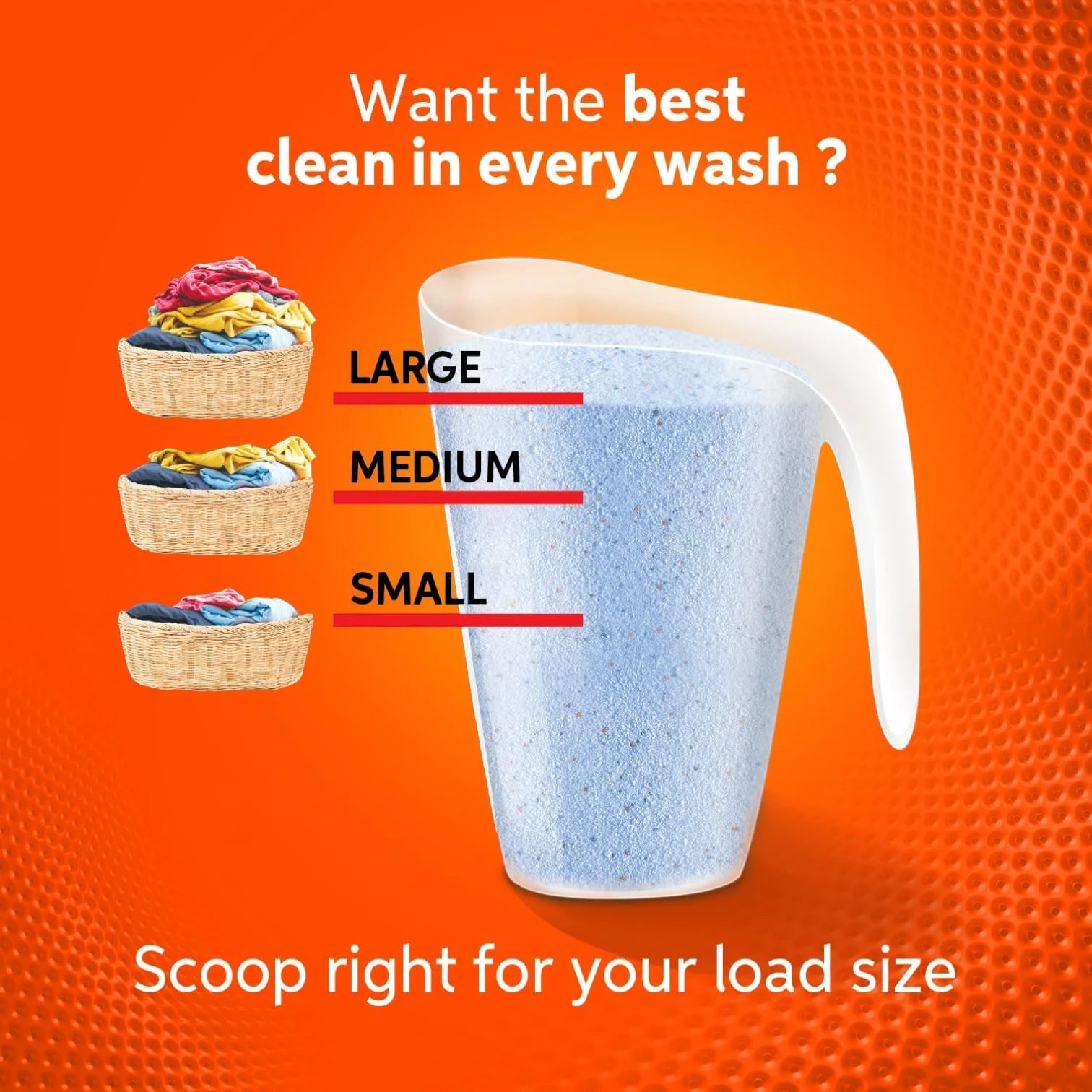 Tide Original Laundry Detergent Powder 5kg – Triple Power Cleaning, Fast Dissolving Formula, Removes Tough Stains, Suitable for All Washing Machines & Loads, Long-Lasting Freshness - Damoo