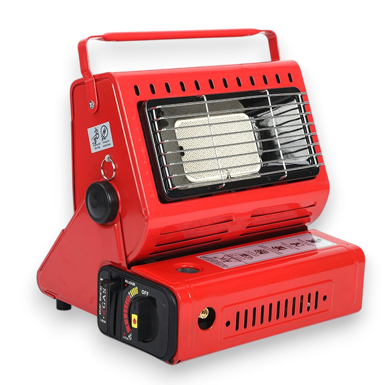 YANCHUAN YC-808B 1.3kW Portable Gas Heater– Compact Outdoor Camping Butane Heater with Swivel Body, Safety Shut-Off Valve & External Connector | Ideal for Camping, Fishing, Caravanning & Outdoor Adventures - Damoo